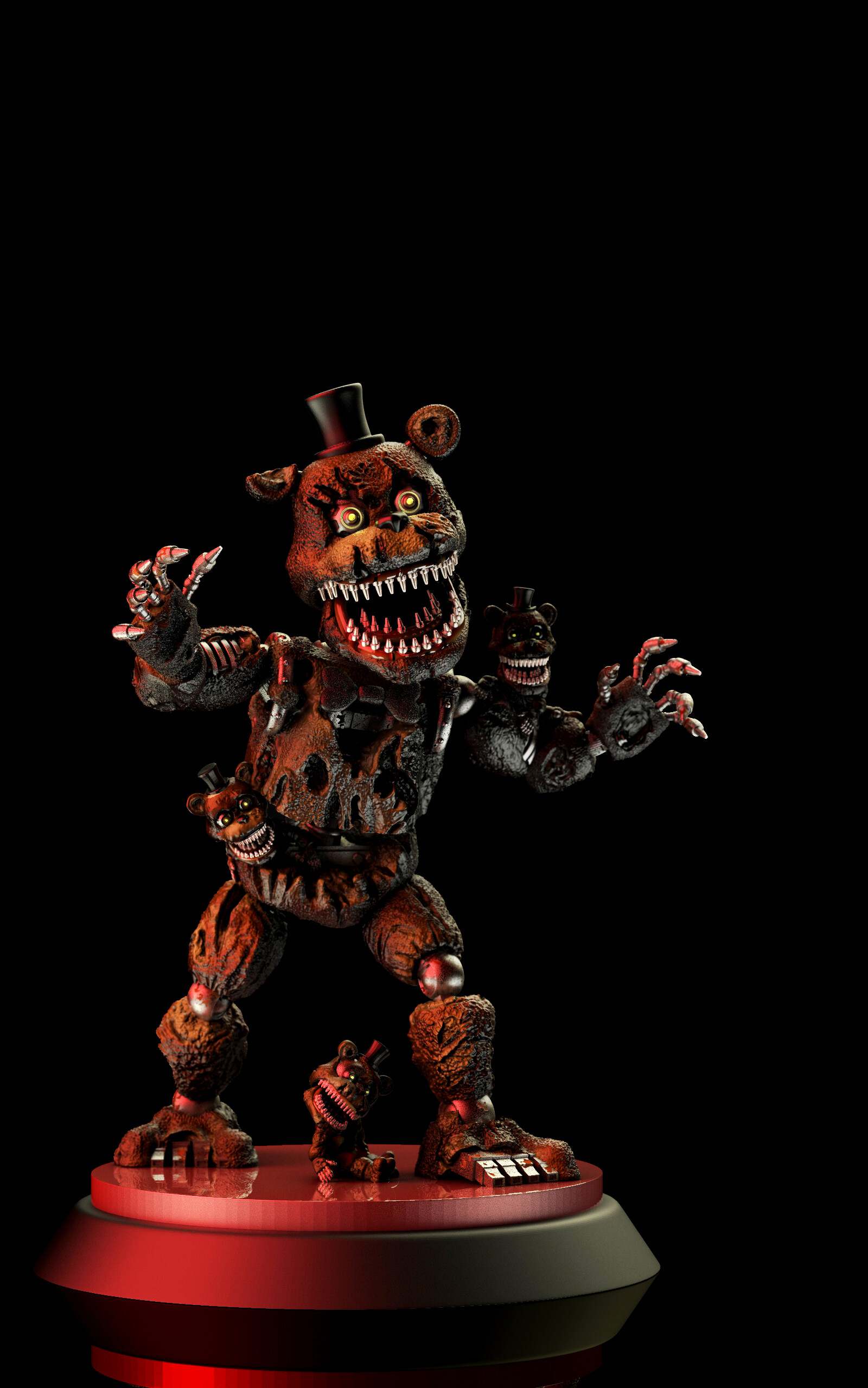 ArtStation - Nightmare FNaF 4 fanart