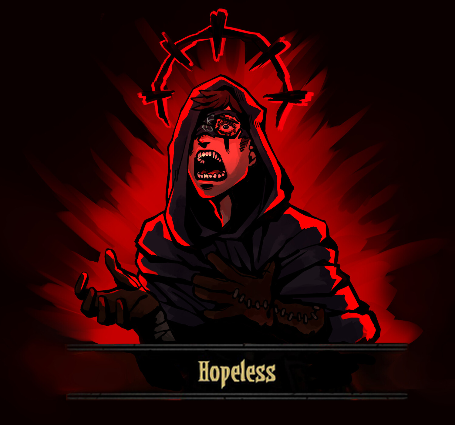 Faith Chin Affliction Refracted is a new affliction in darkest dungeon that can land randomly when a hero hits 100 or this new affliction seems to occur more often when fighting the extra color of madness bosses like. faith chin affliction
