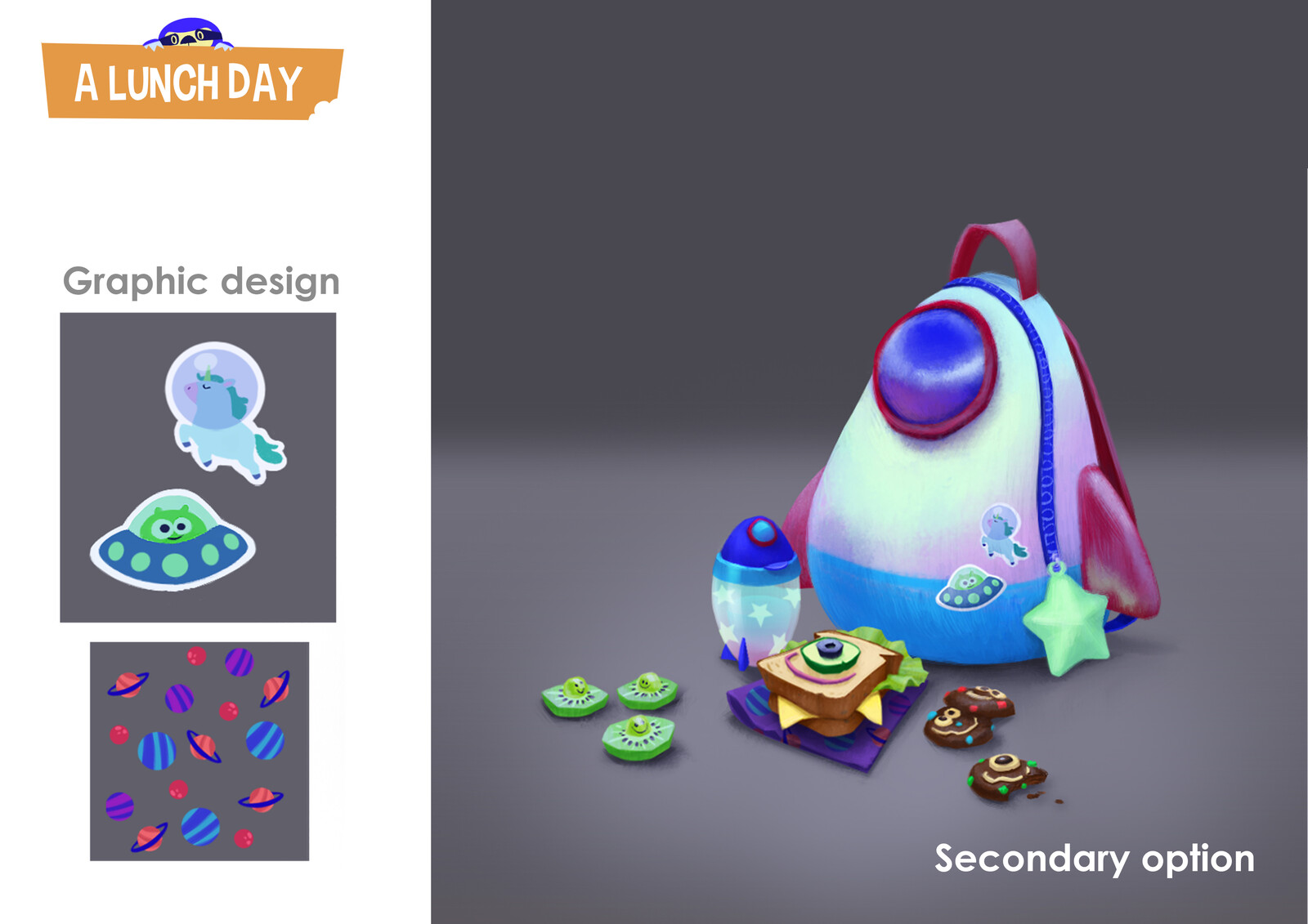 A Lunch Day - prop design option