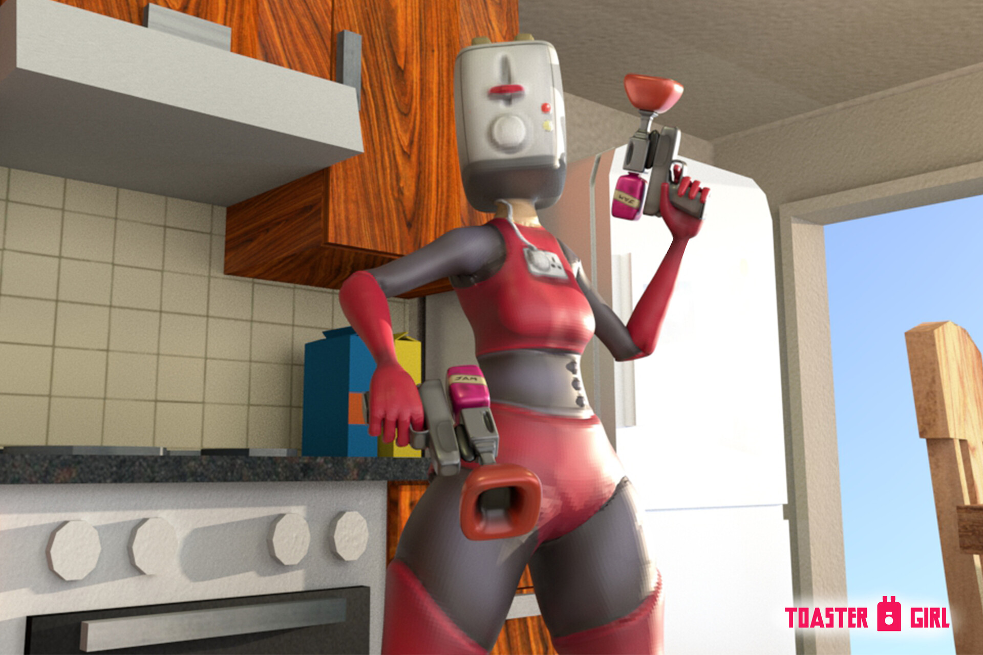 David Clarke Toaster Girl