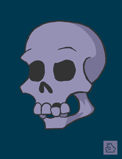 Talking Skull Character