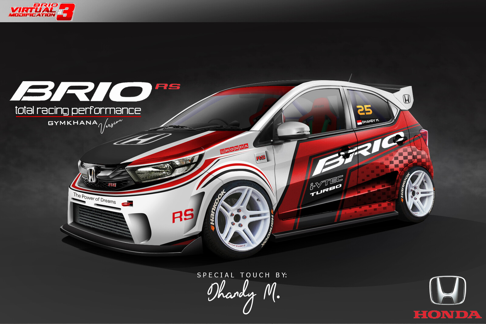 Artstation Honda Brio Rs In Gymkhana Spec Dhandy