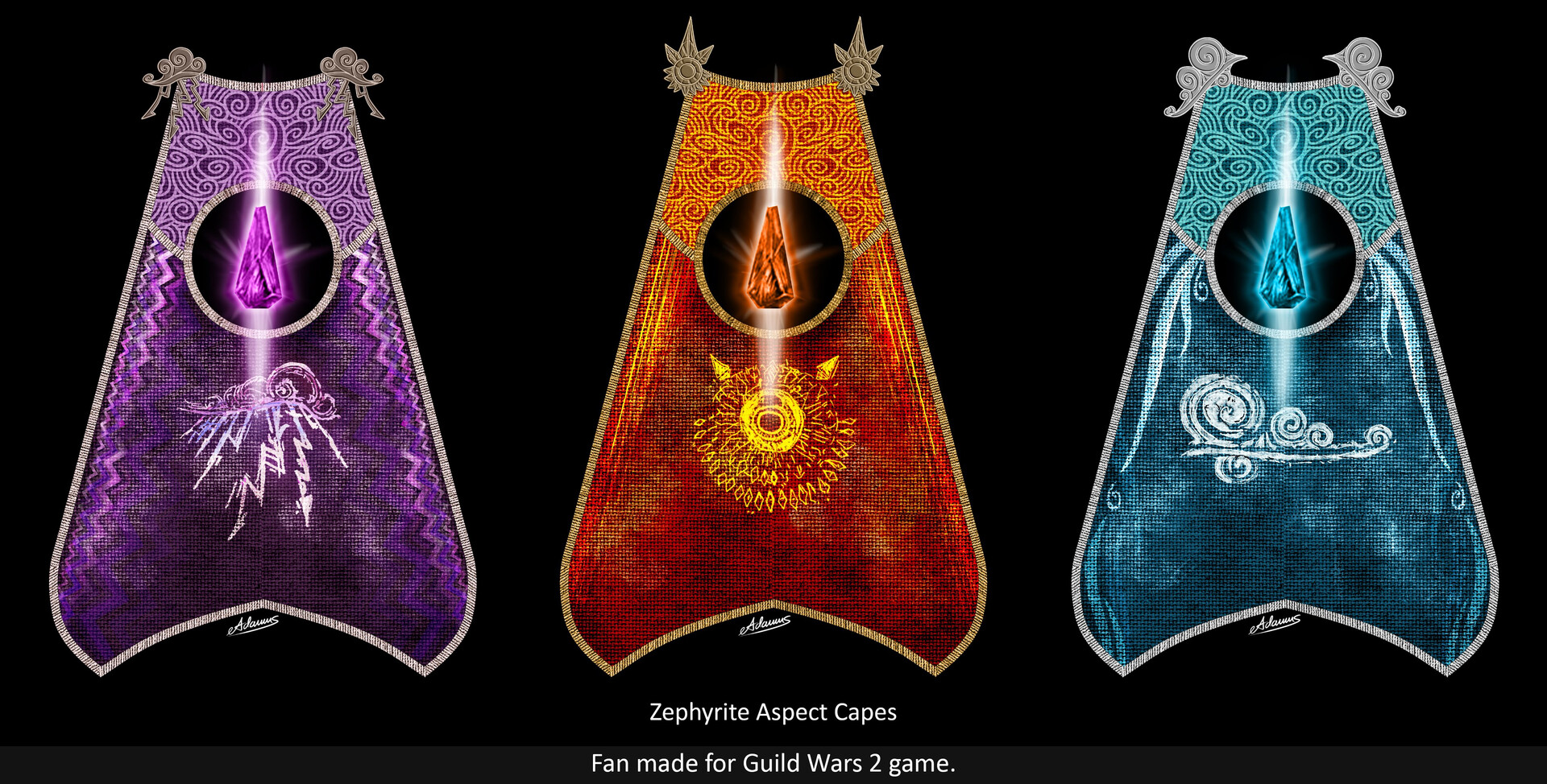 ArtStation Zephyrite Capes concept art