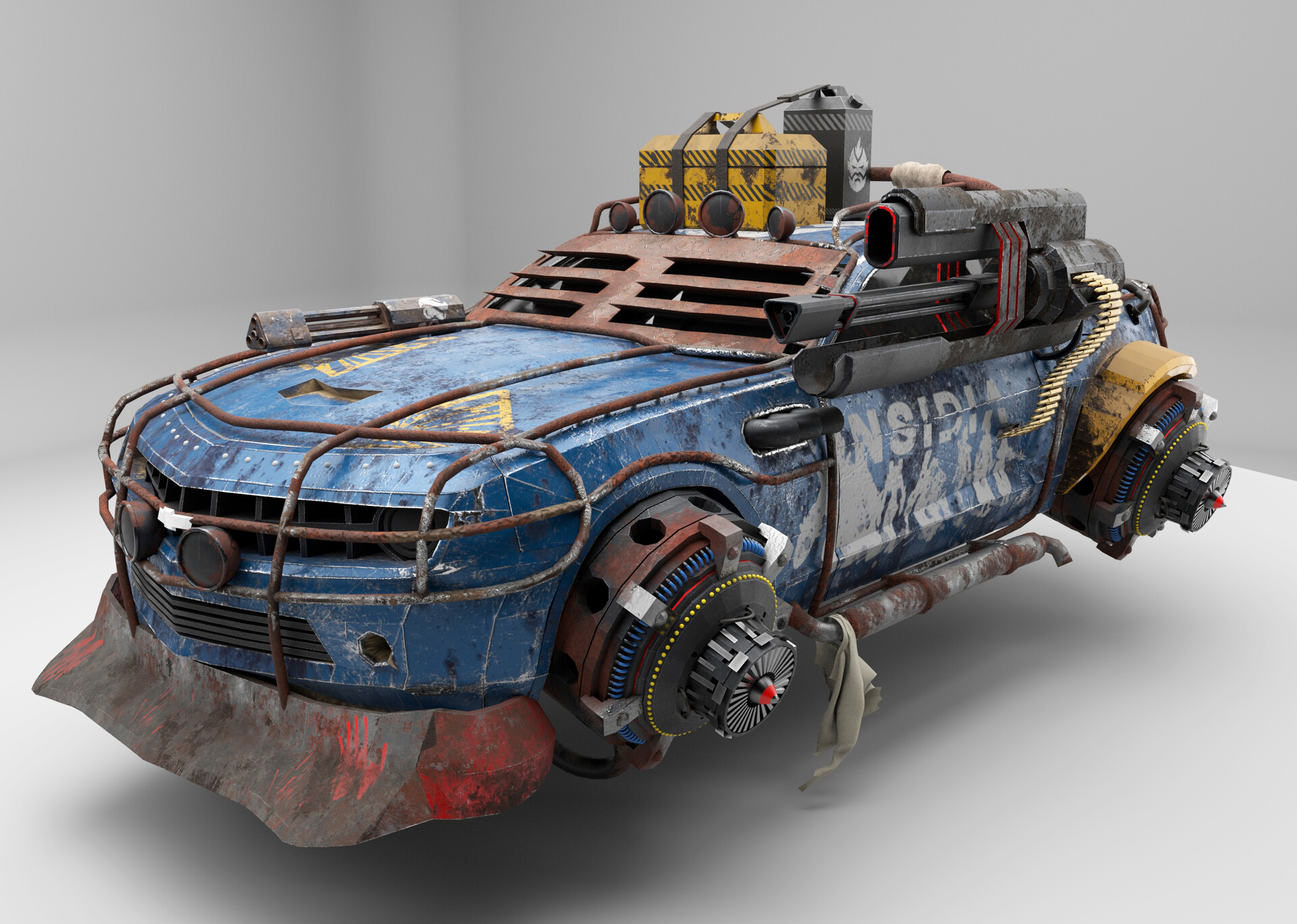ArtStation - Post apocalyptic vehicle