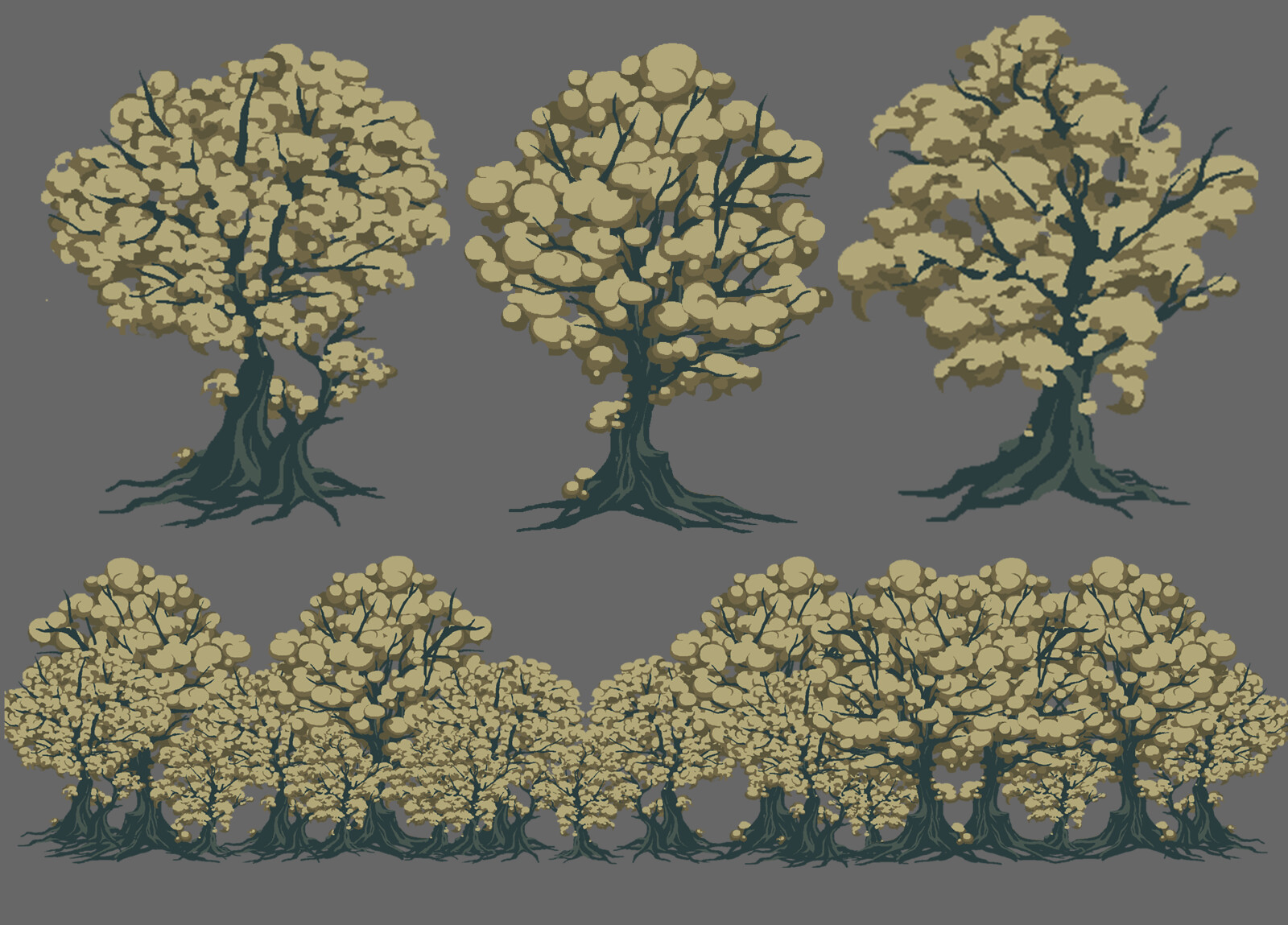 Tree assets
