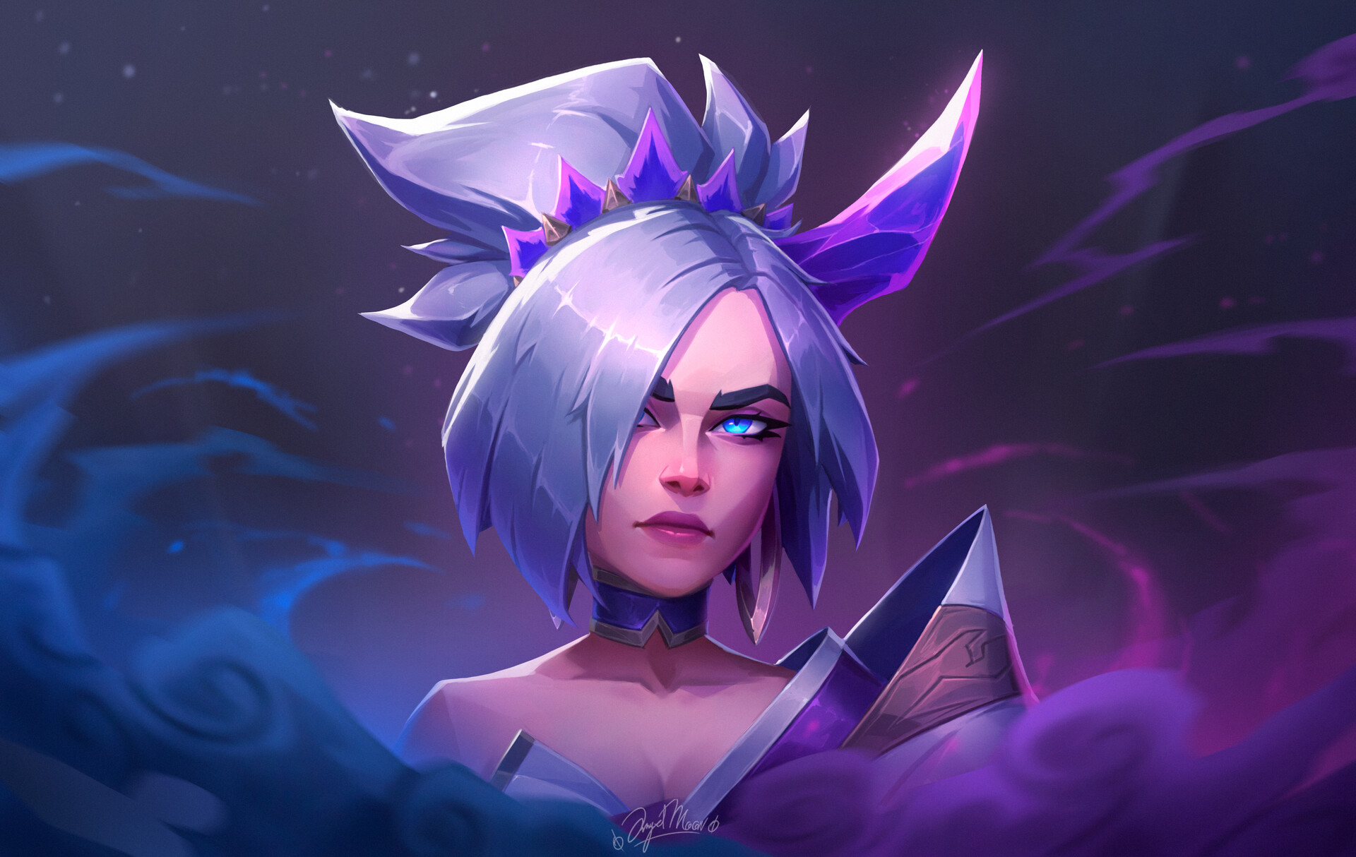 ArtStation - Spirit Blossom Riven Portrait