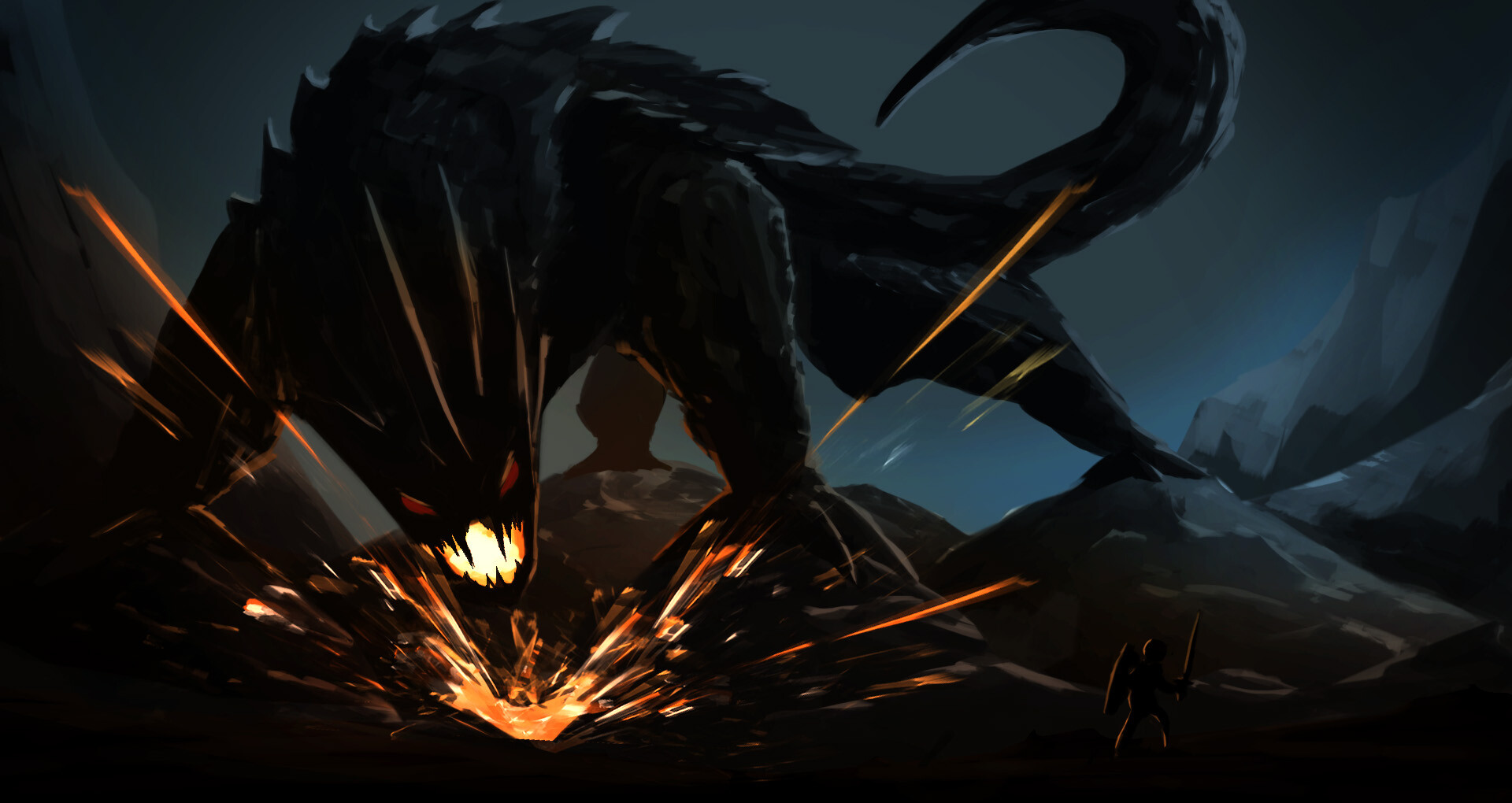 ArtStation - Volcanic Beast Champion