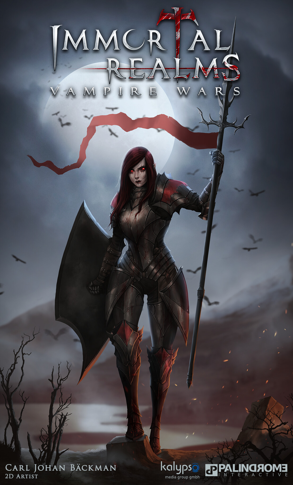 Artstation Immortal Realms Vampire Wars Character Key Art Carl Johan Backman