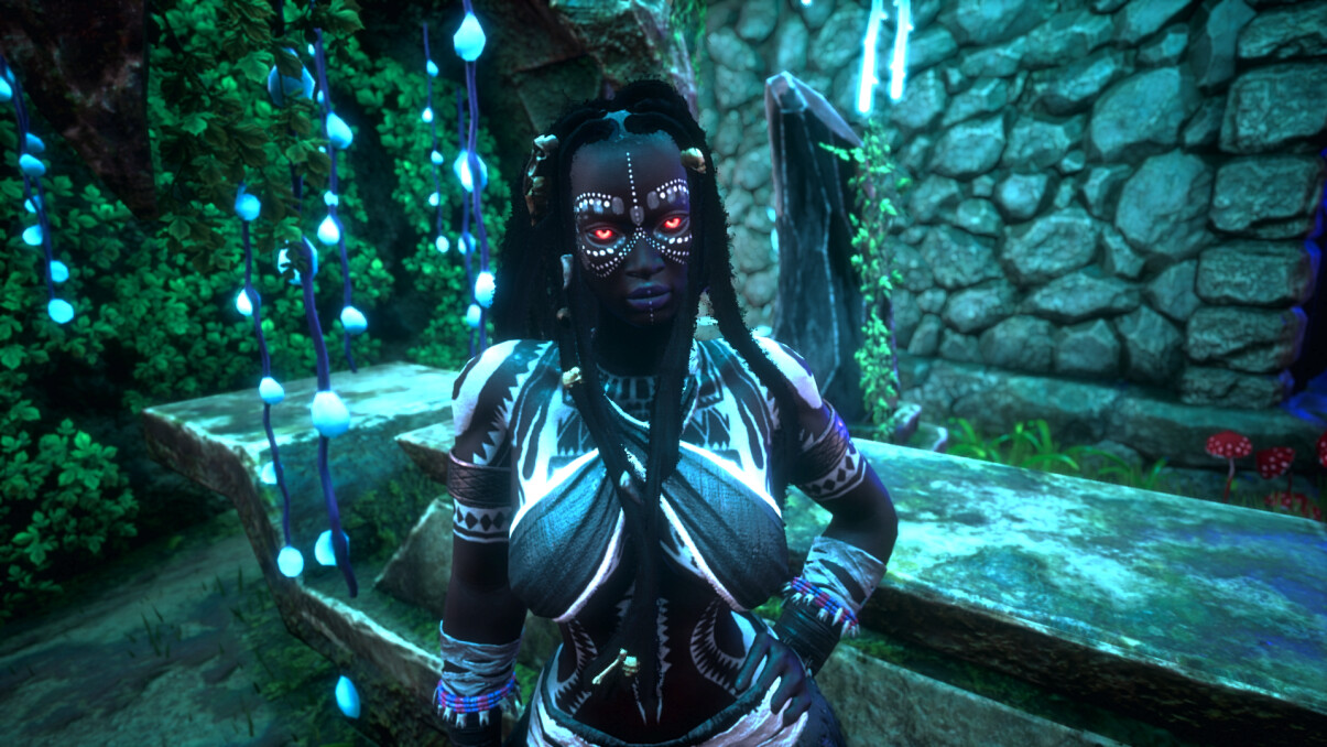 Artstation Akuba S Salon Black Hair For Conan Exiles Part 10