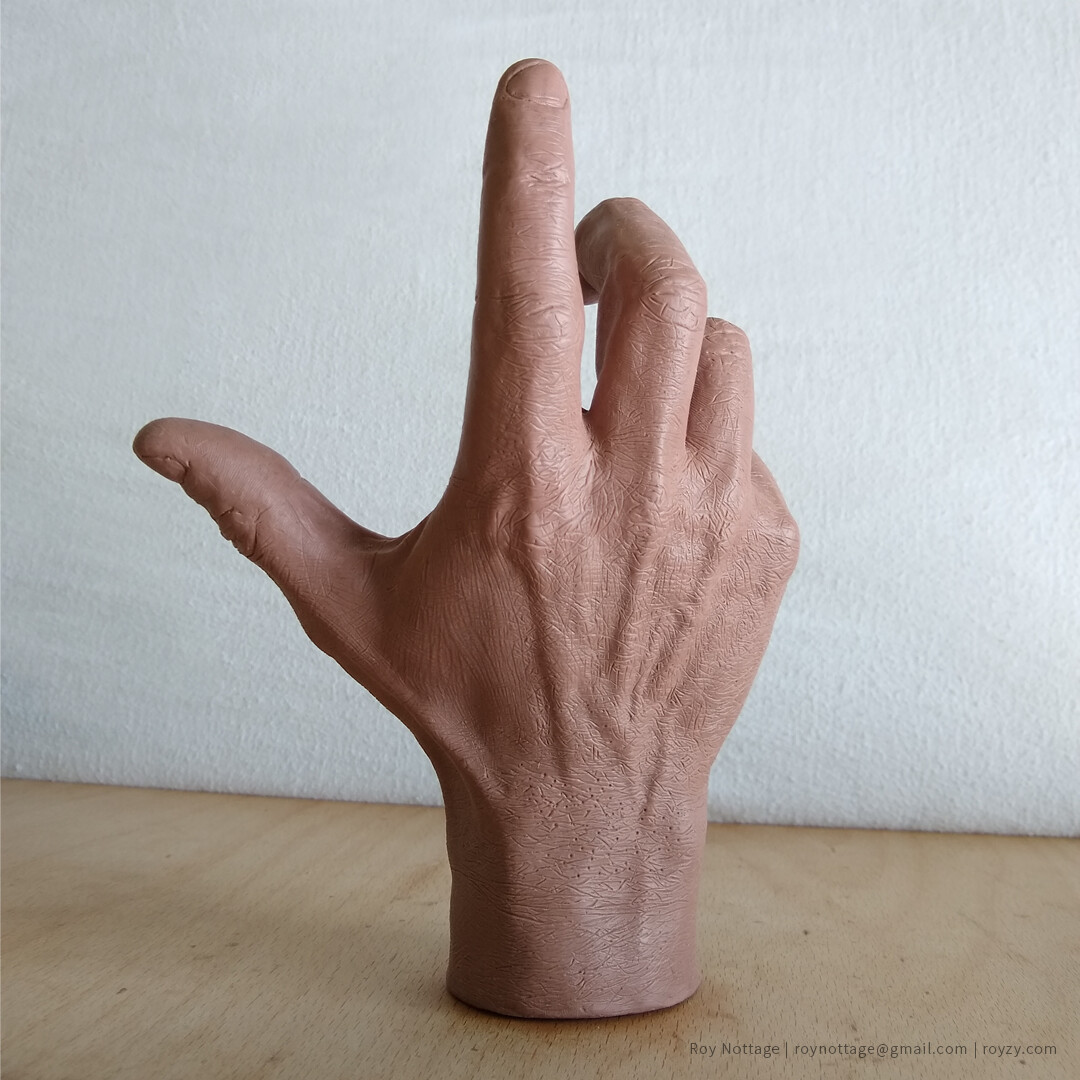 Roy Nottage - Hand Sculpture Study