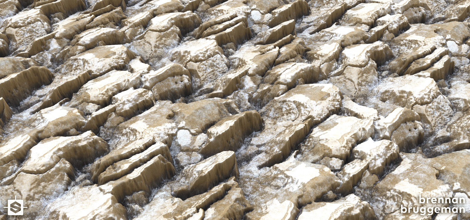 Snowy Rocks