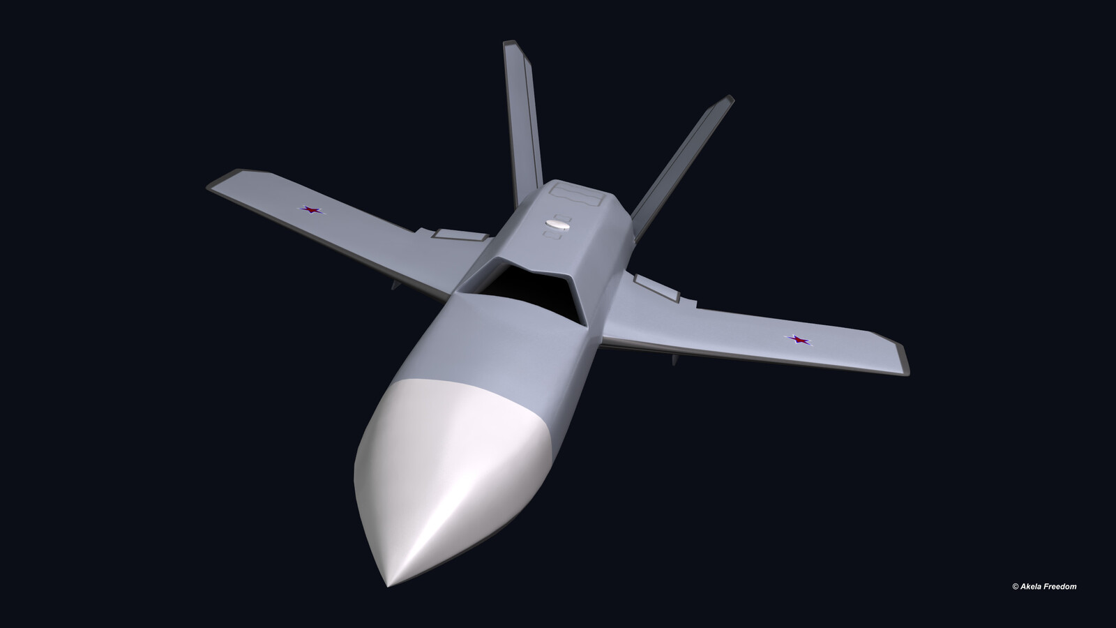 Grom UCAV

Link for 3D model:
https://www.cgtrader.com/3d-models/aircraft/military/grom-ucav