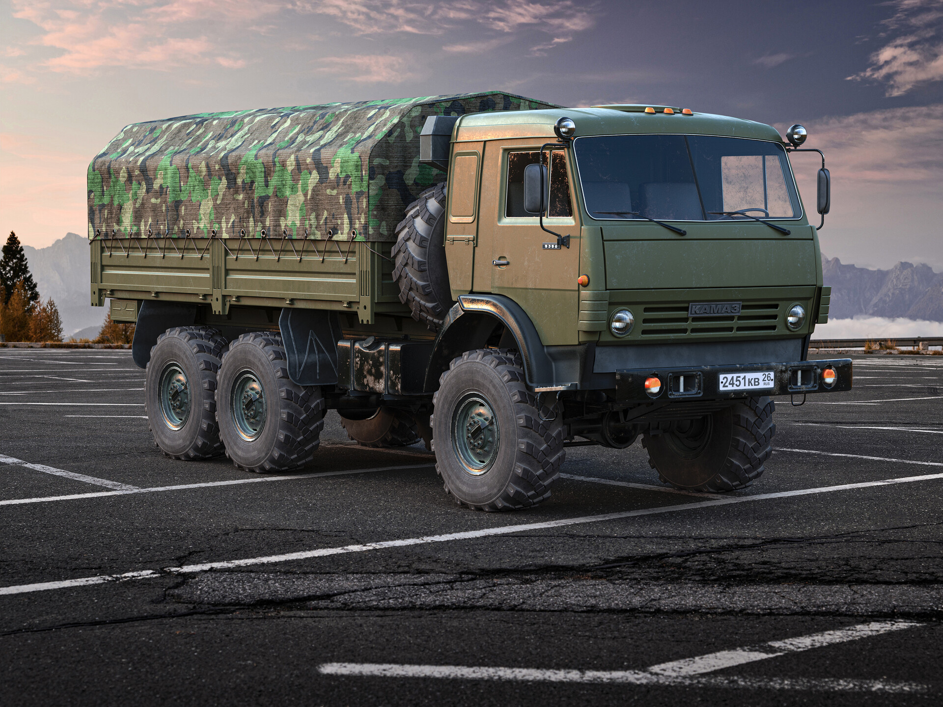 Картинки камаз 5350