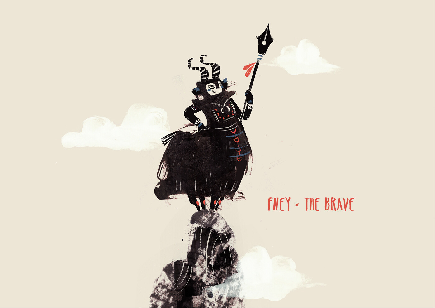 The Brave
Fney is the spirit of the brave artist who will try over and over again, persisting in finding the right way. But she is more strong-headed than clever and sometimes picks fights where a little bit of cunning may have gone the longer way.