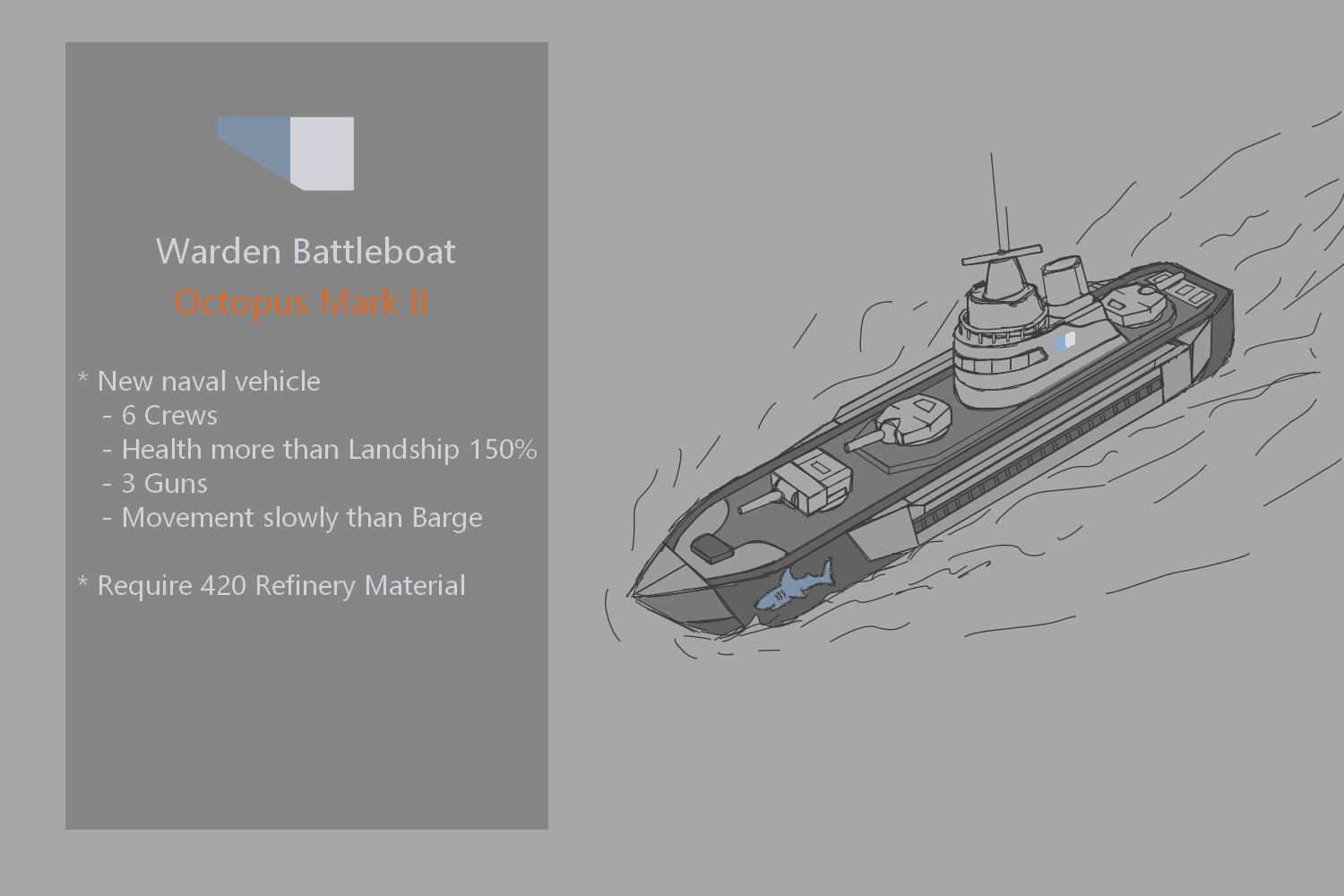 Artstation Foxhole Naval Fan Concept Battle Boat