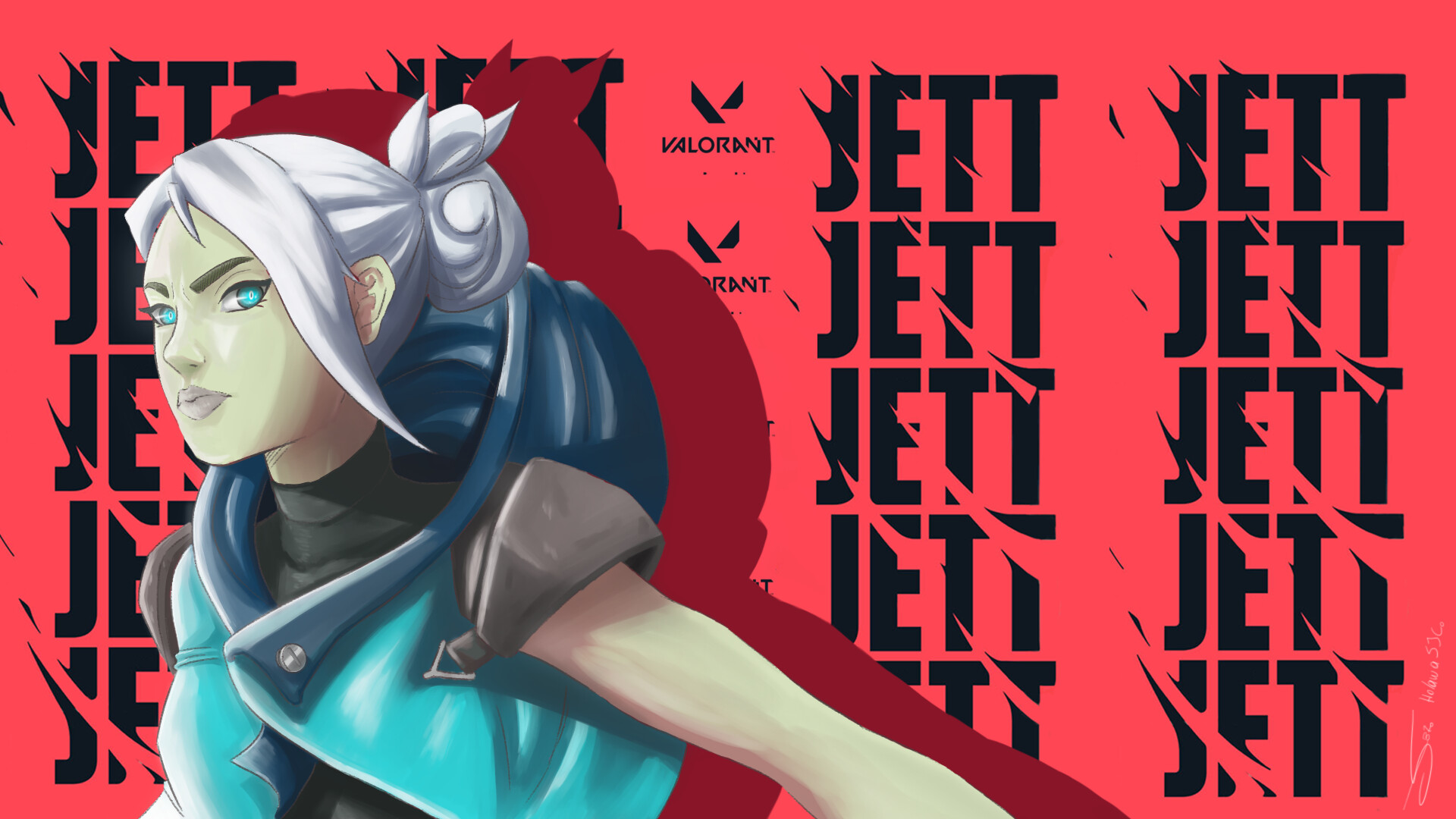 ArtStation - Fan art_Jett_Valorant