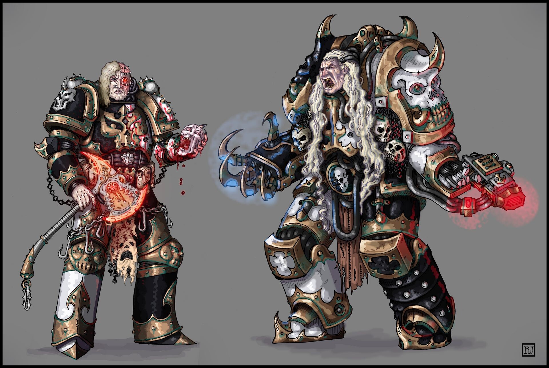 Artstation 40k Character Commissions Rylan Woodrow
