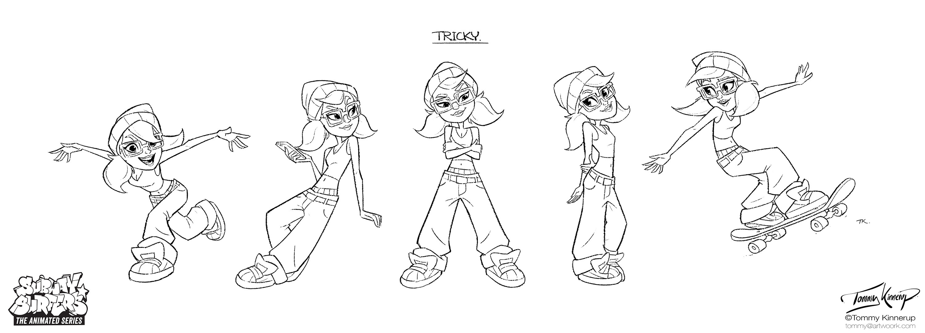 Tricky's poses