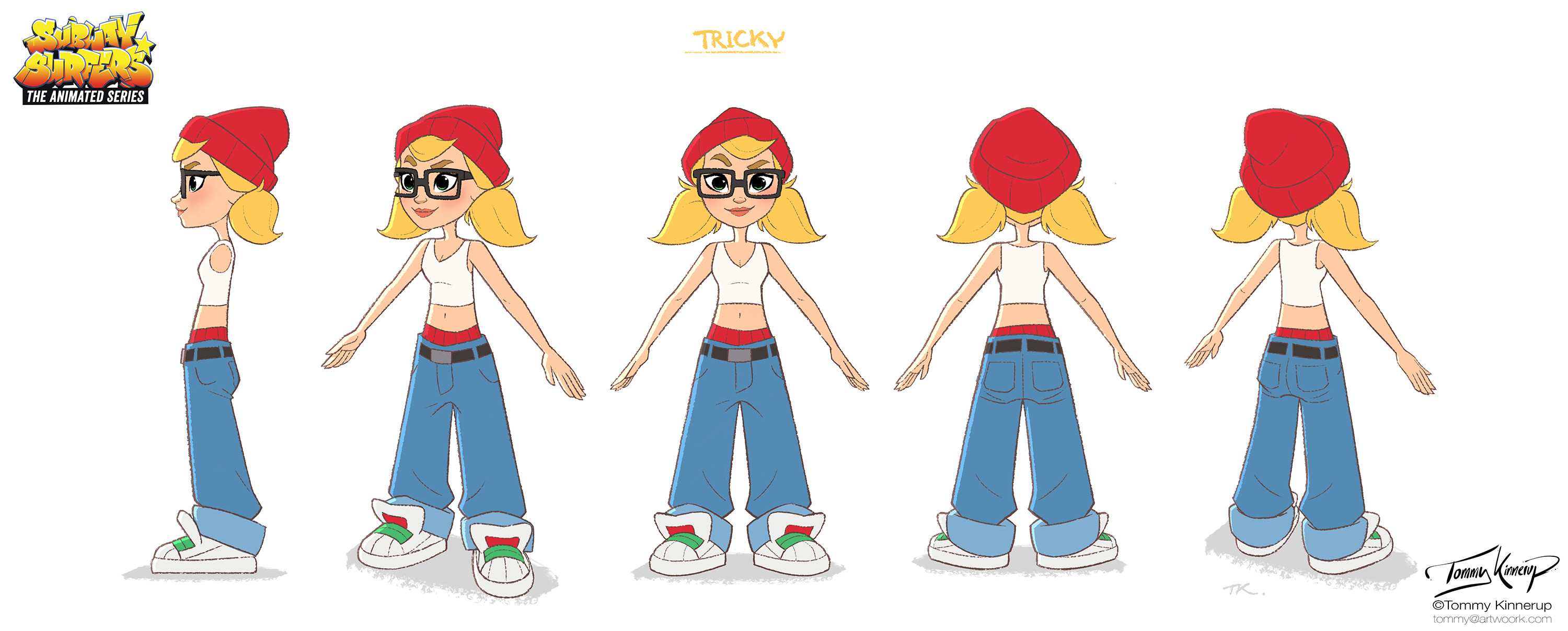 Tricky's orthographic views