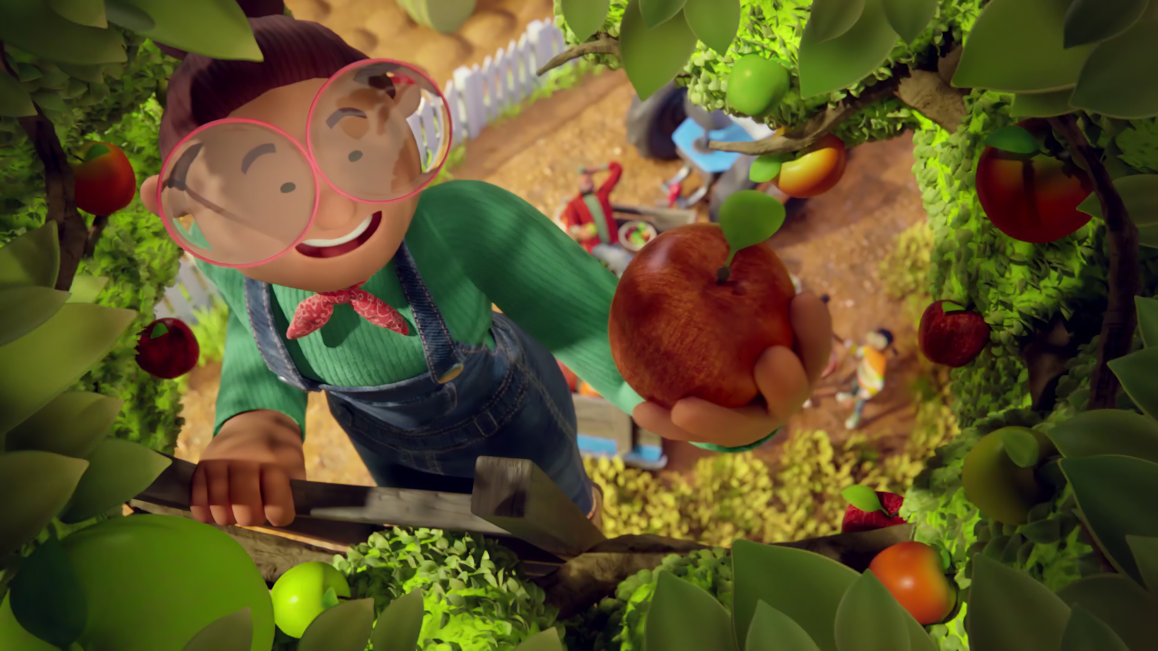 A frame from the video