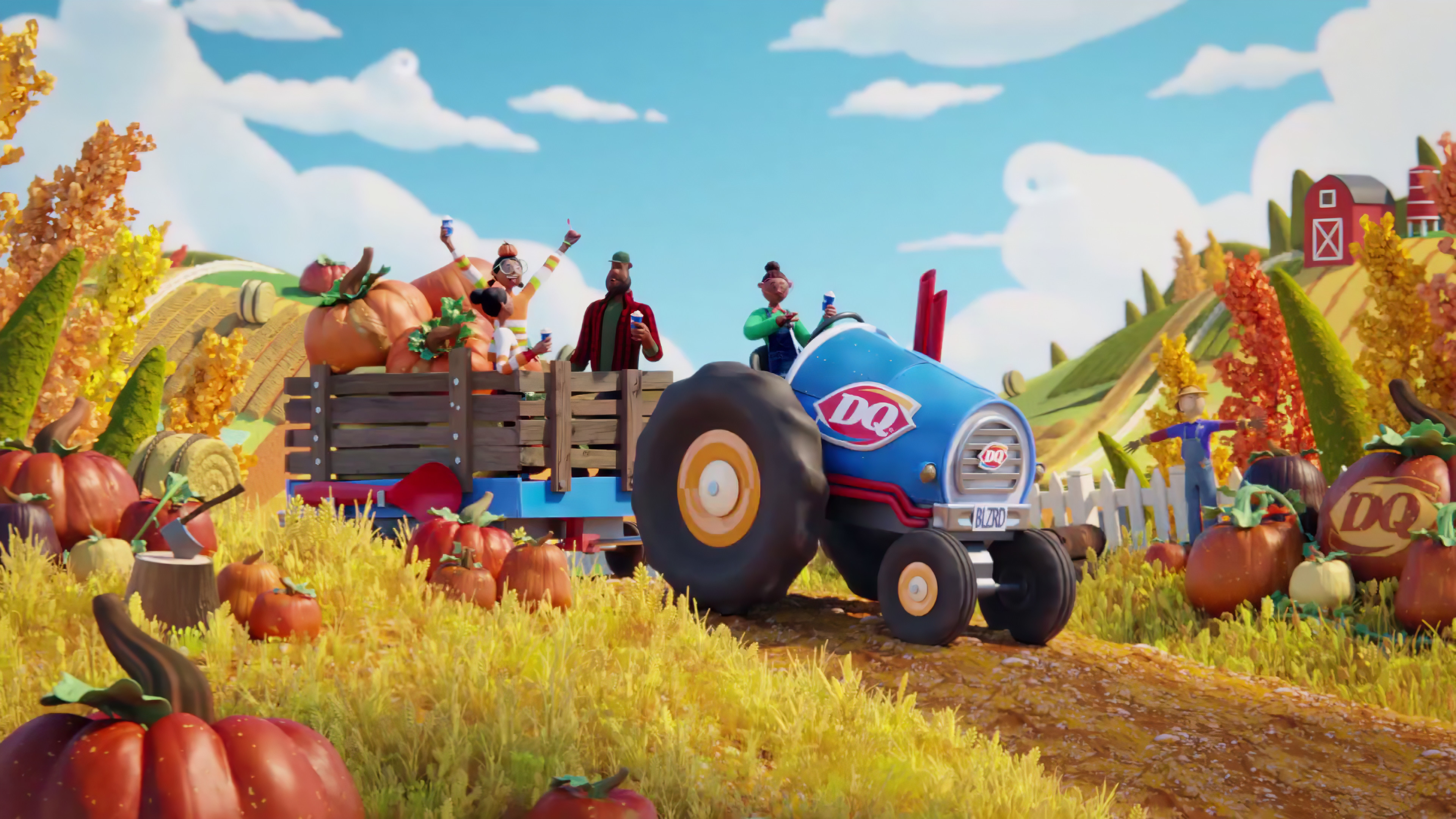 A frame from the video