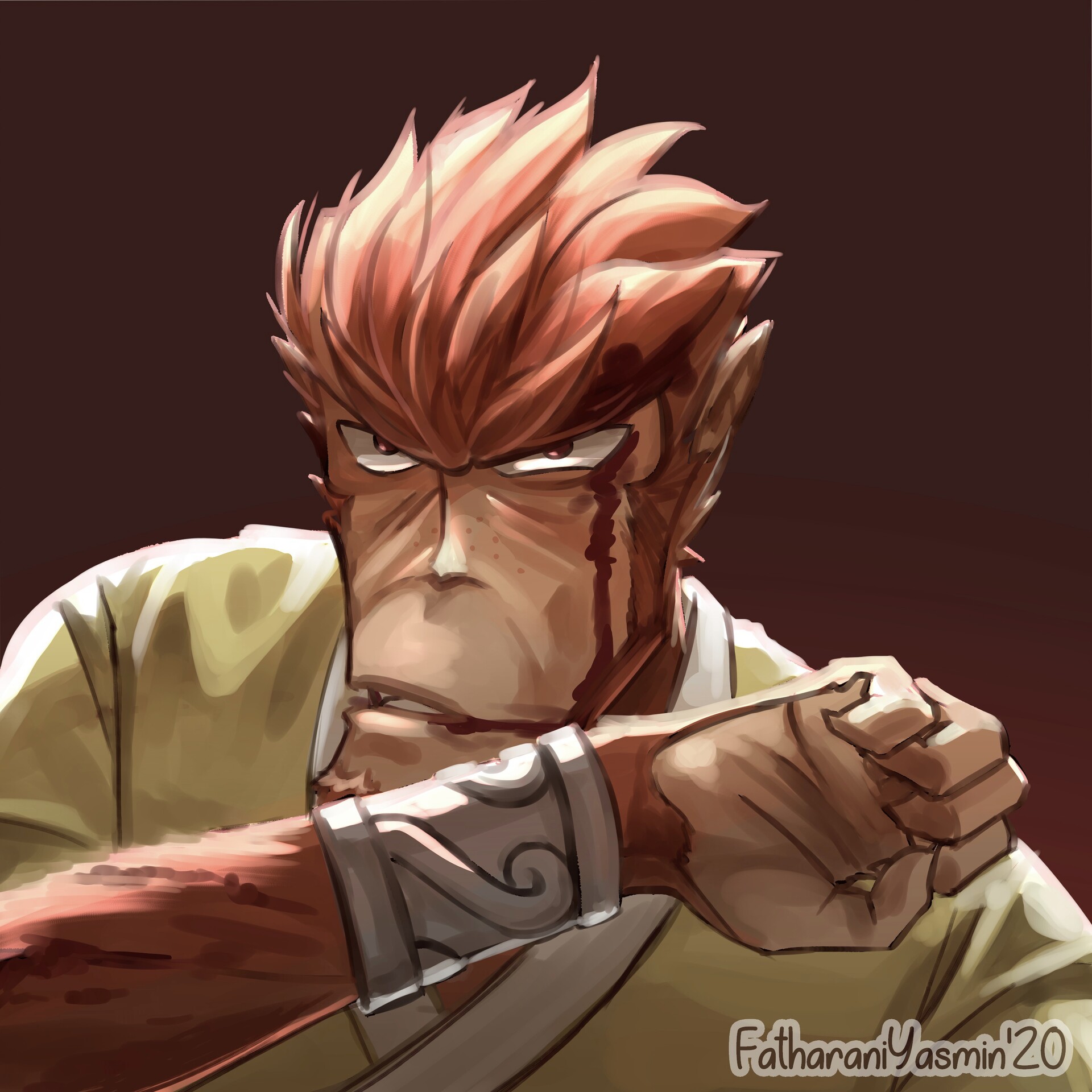 Artstation Sun Wukong Poses Fatharani Yasmin