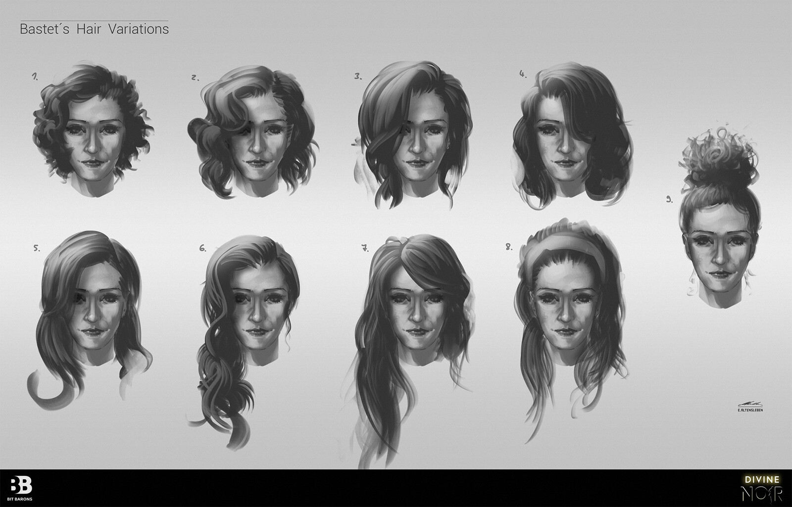 Bastet - Hair Variations