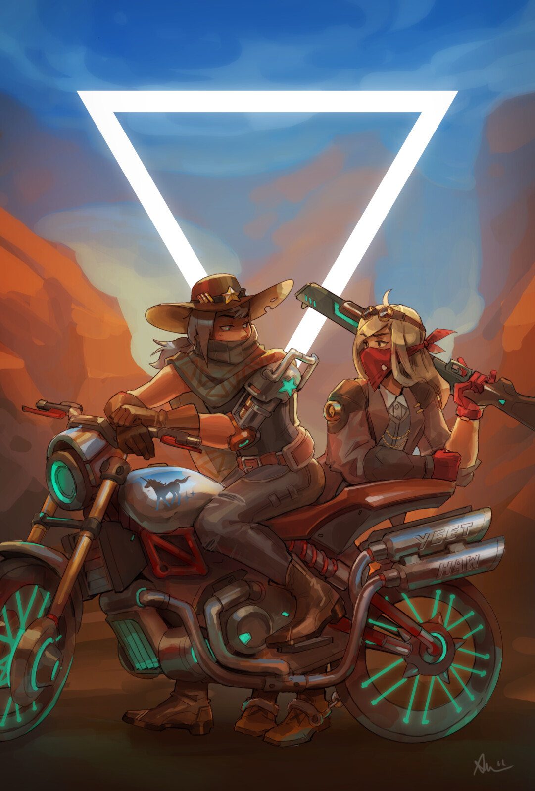 A piece I did for a cowgirl zine,