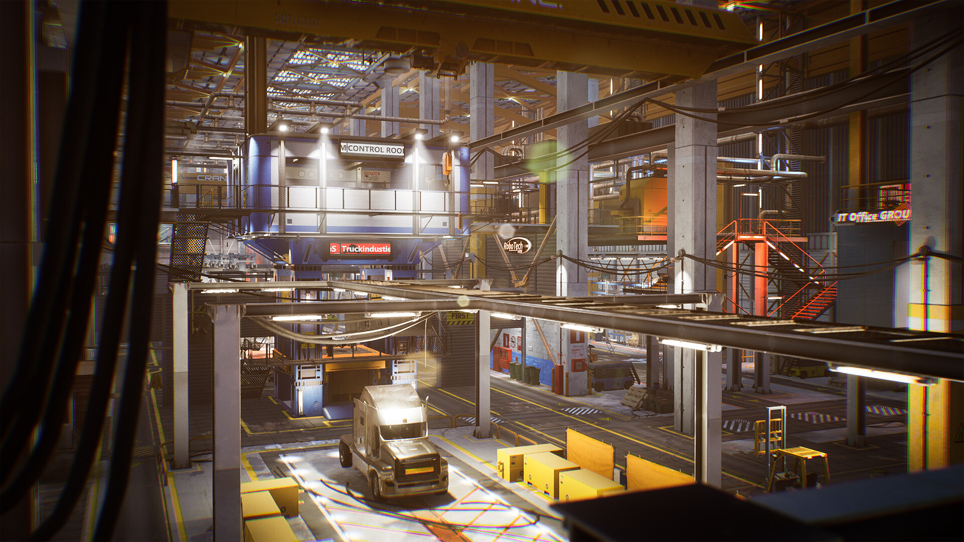 Setup factory. Factory environment. The Factory Set.