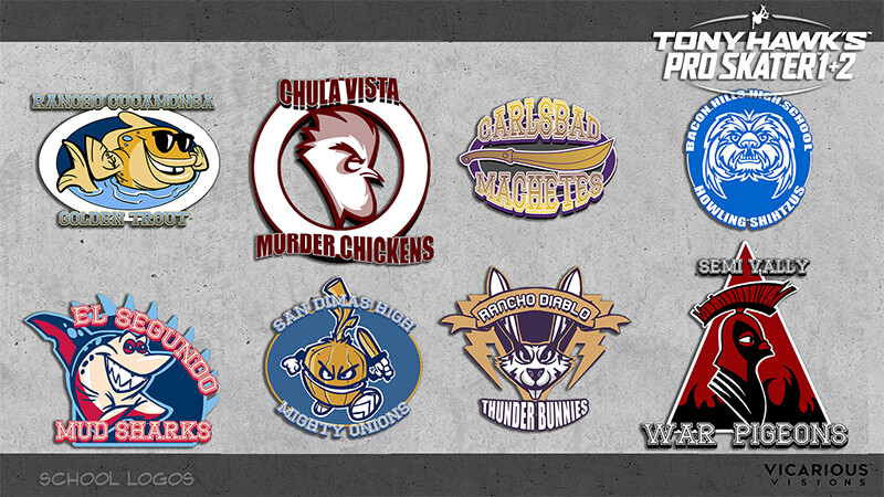 School Mascot concepts (photoshop)