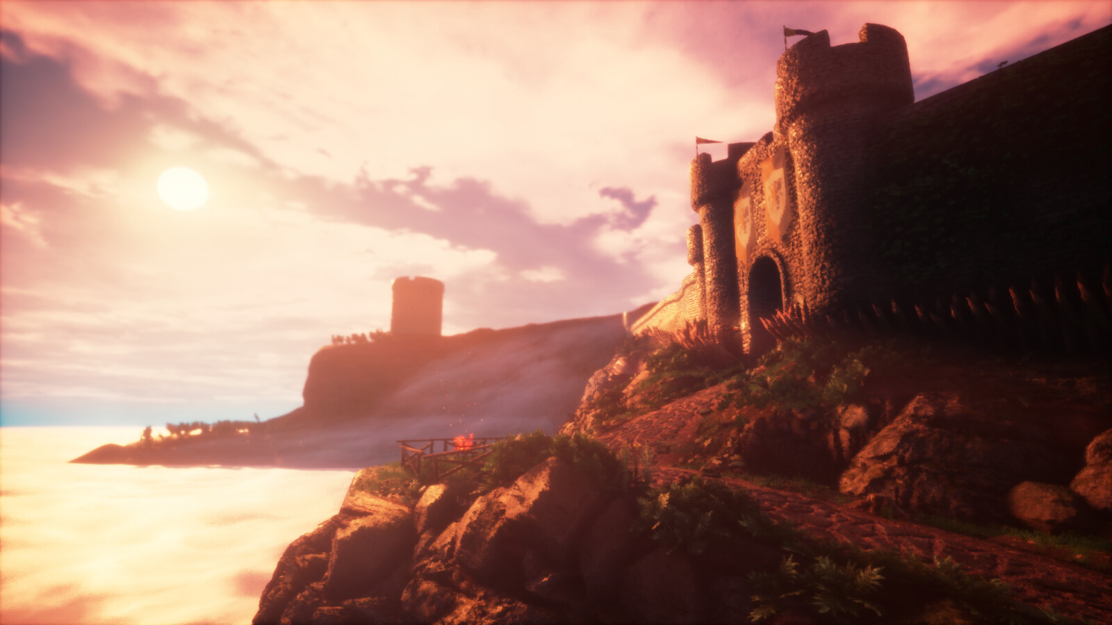 Castle In The Clouds - UE4 Stylized Environment &amp; Technical Art