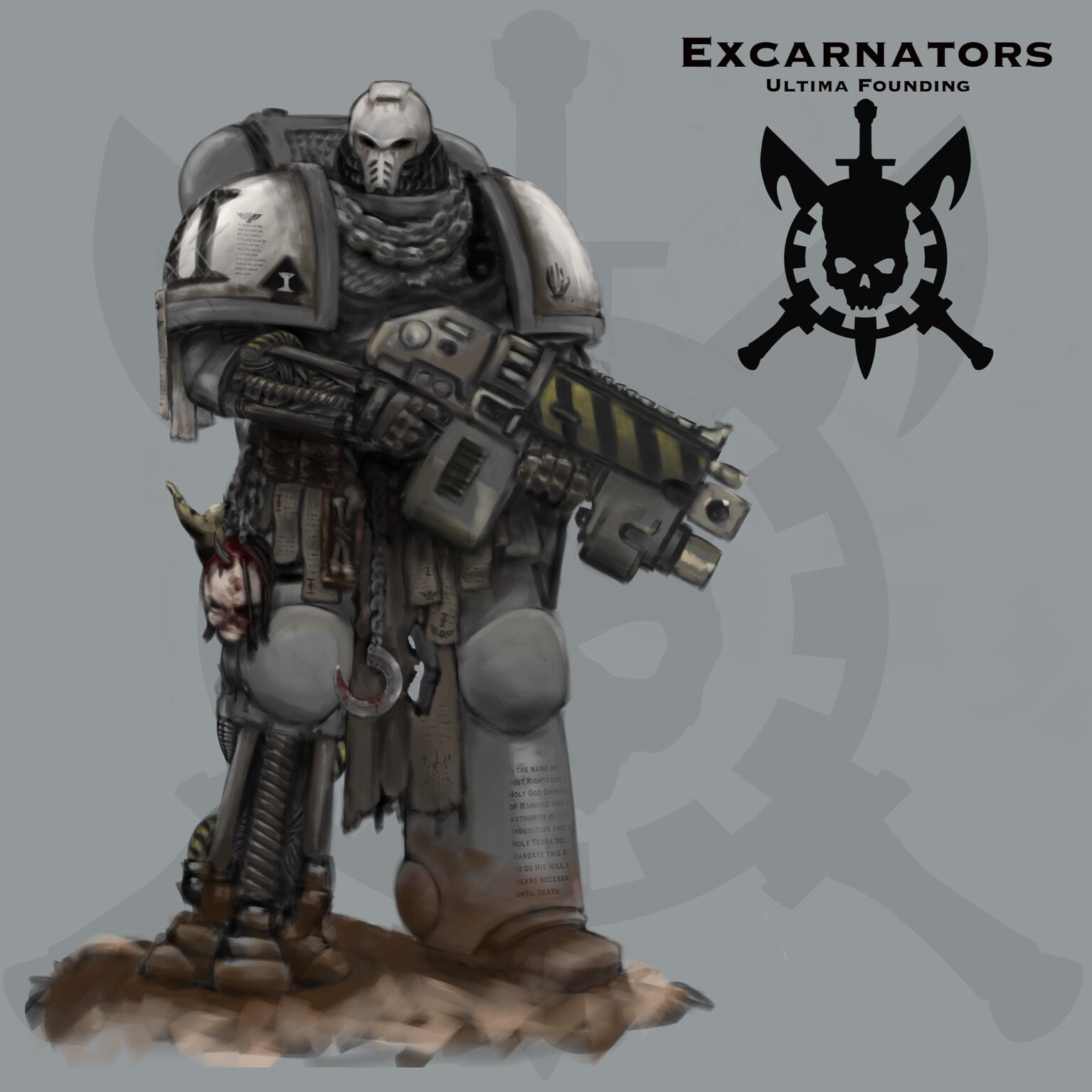 ArtStation - Excarnator Adeptus Astartes