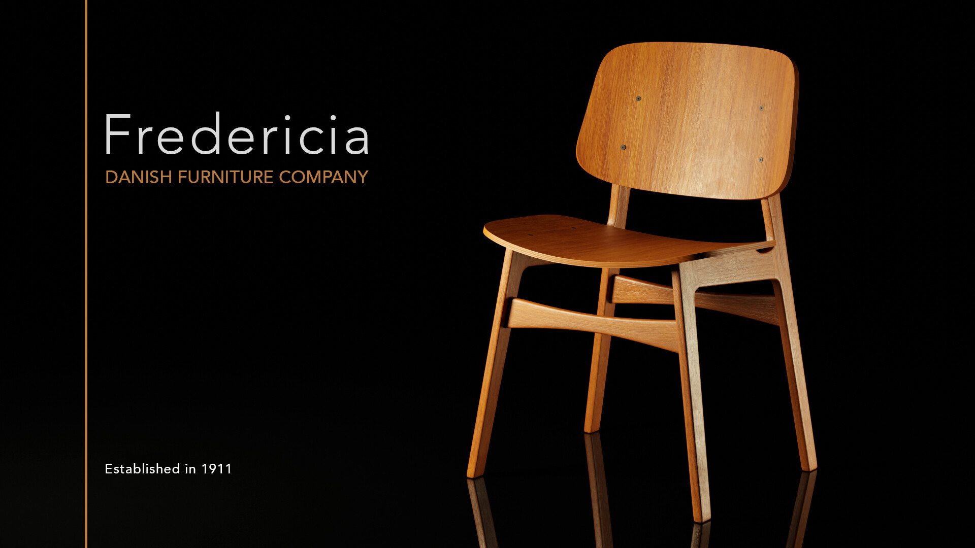Alexandru Molnar The Soborg Wood Base Chair By Fredericia