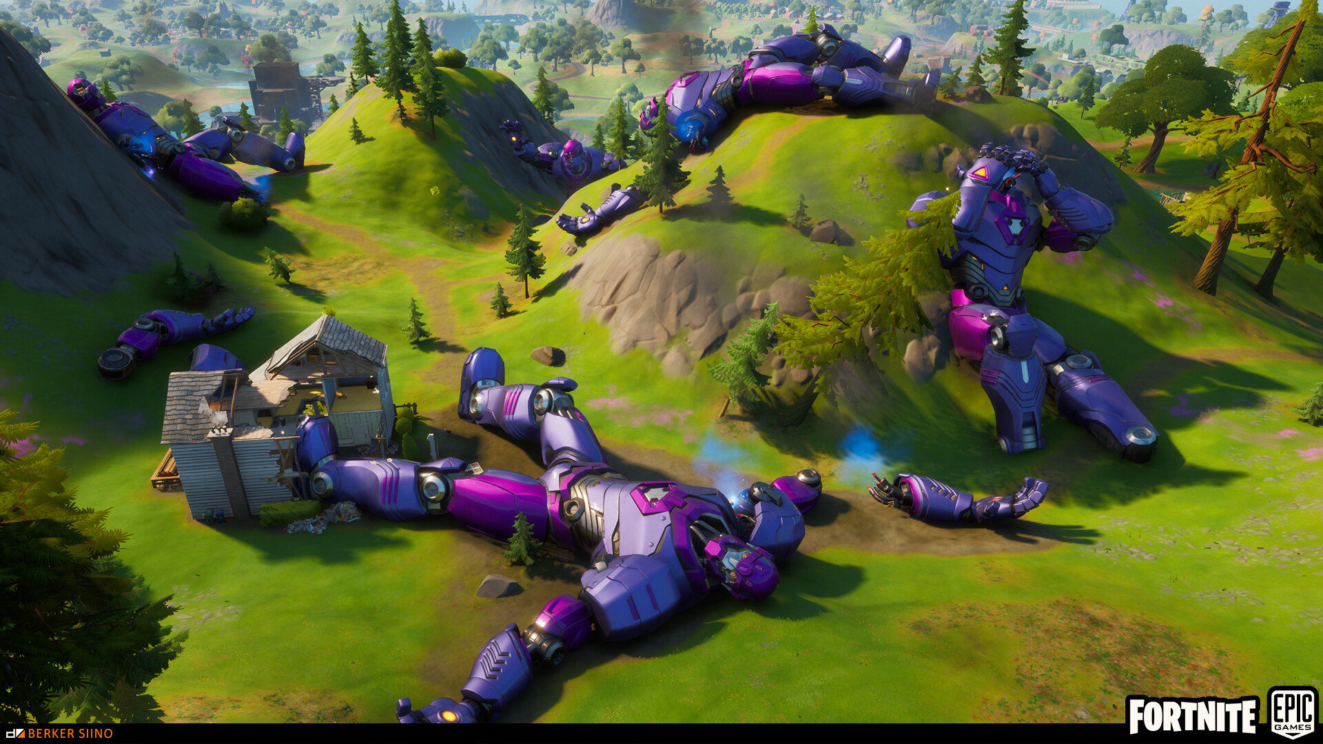 Artstation Fortnite Sentinel Graveyard Berker Donpolygon Siino