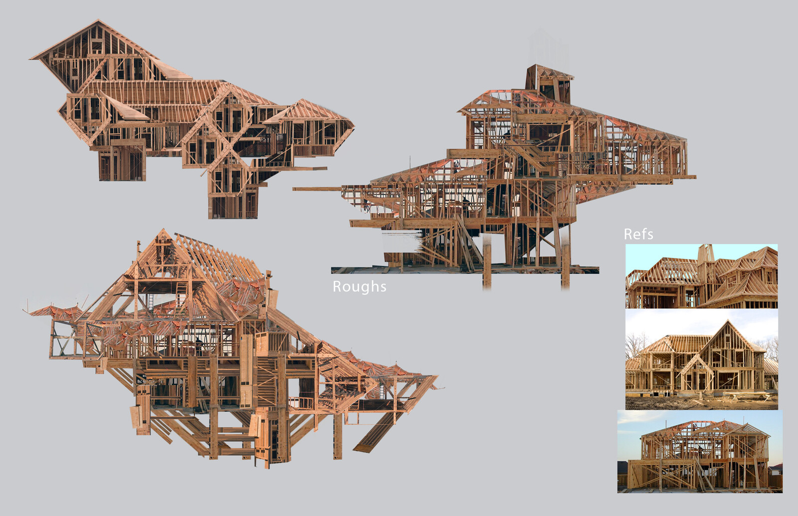 Quick roughs montages