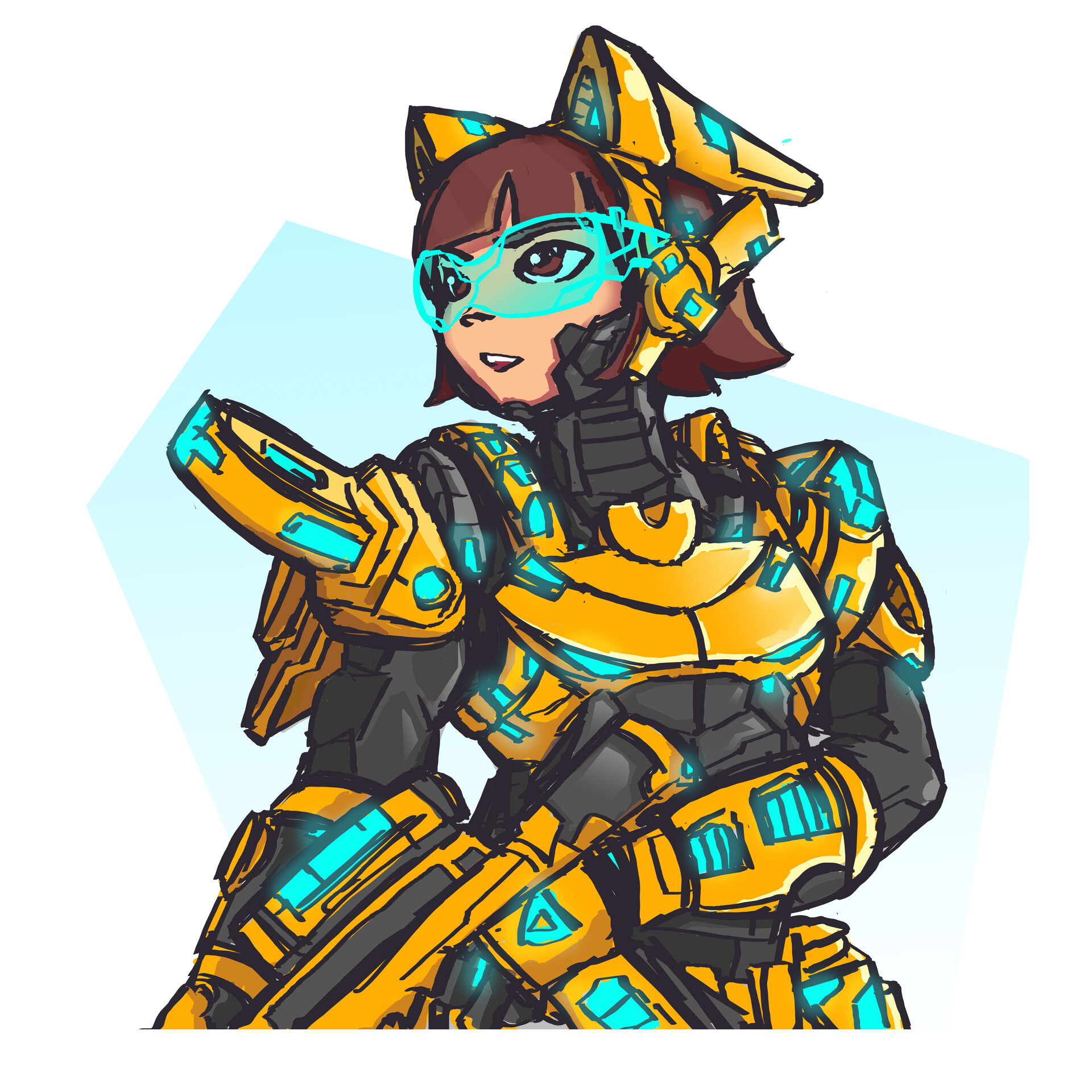 Artstation Ejen Ali Character X Cyber Suit N Uuroooll