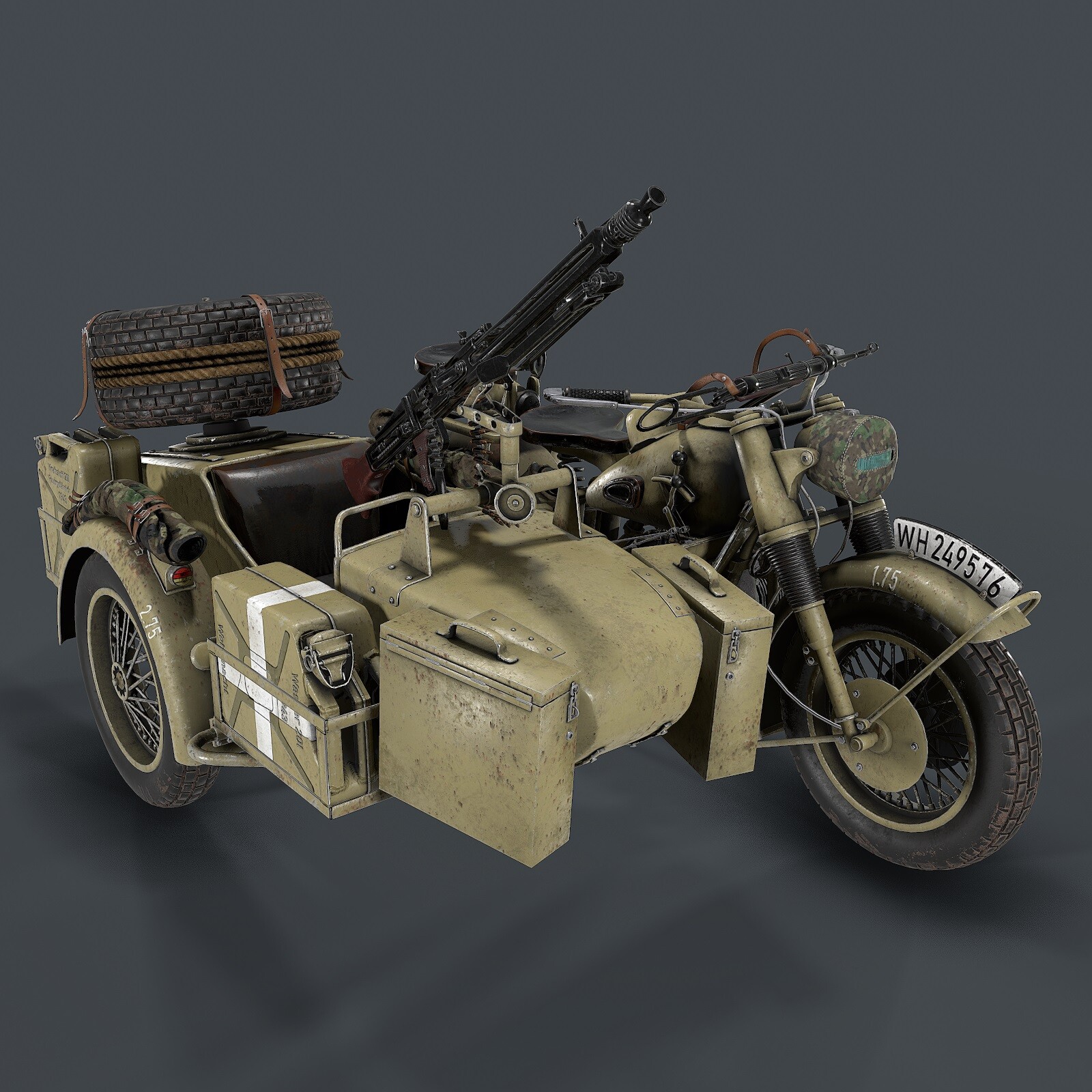 German ww2 motorcycle with deals sidecar