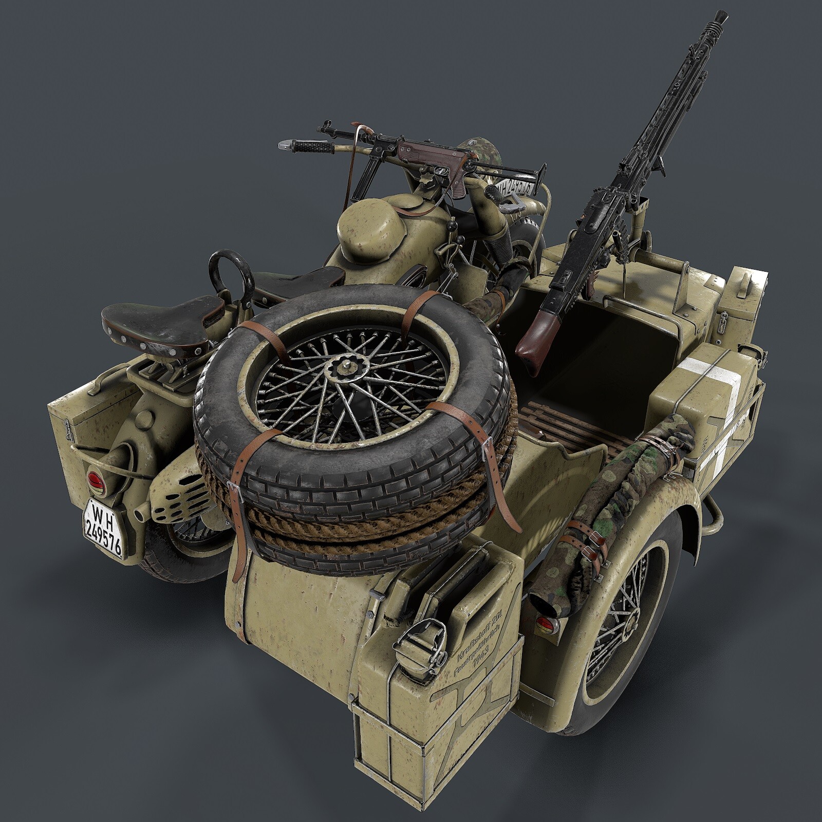 Ww2 german sales motorcycle with sidecar