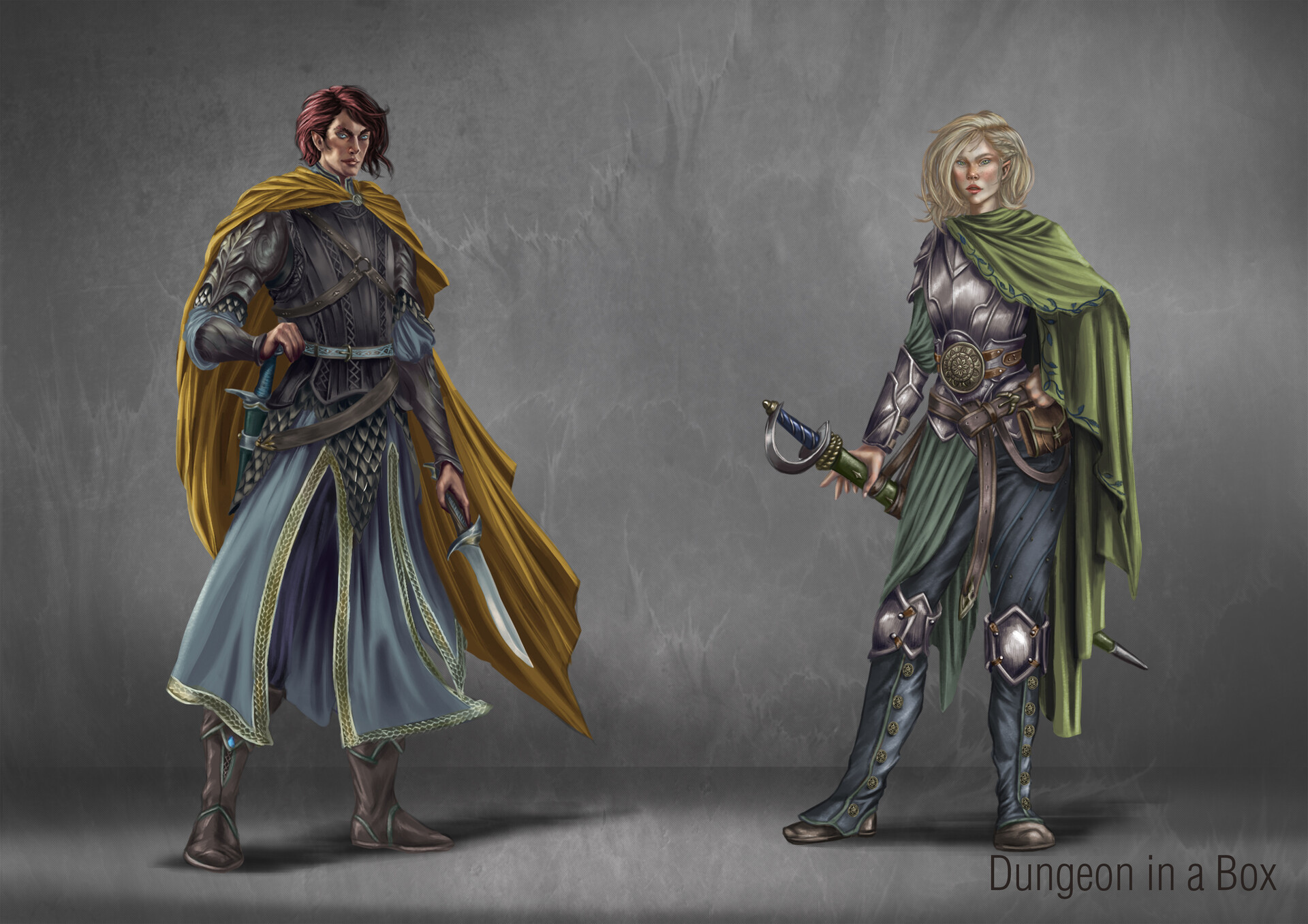 ArtStation HalfElf Fighters