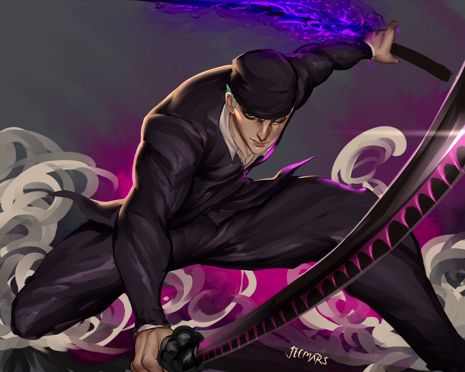 ArtStation Zoro Haki fanart