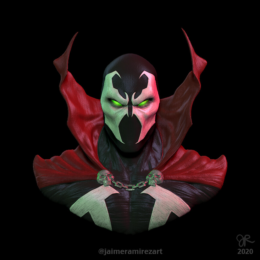 SPAWN BUST 映画 スタチュー SPAWN BUST 映画 スタチュー