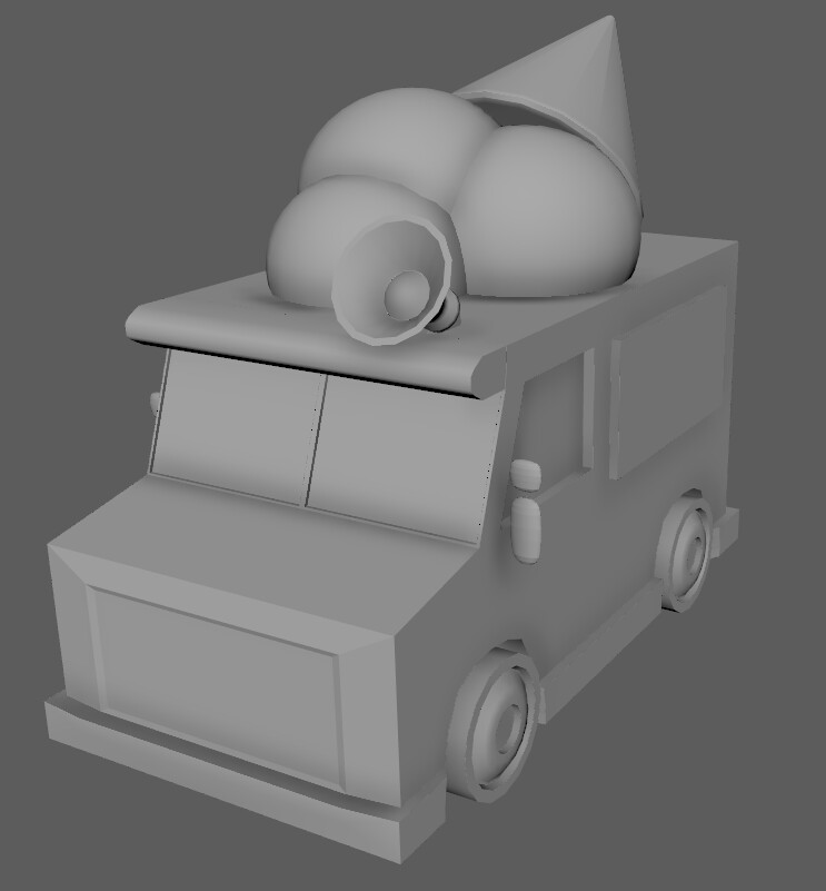 Made some quick models for the cars.