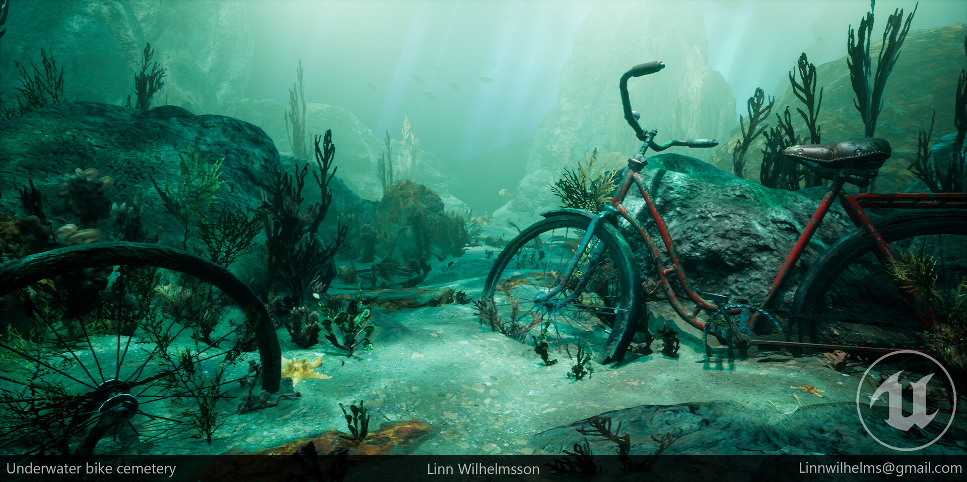 Linn Wilhelmsson Underwater bike cemetery
