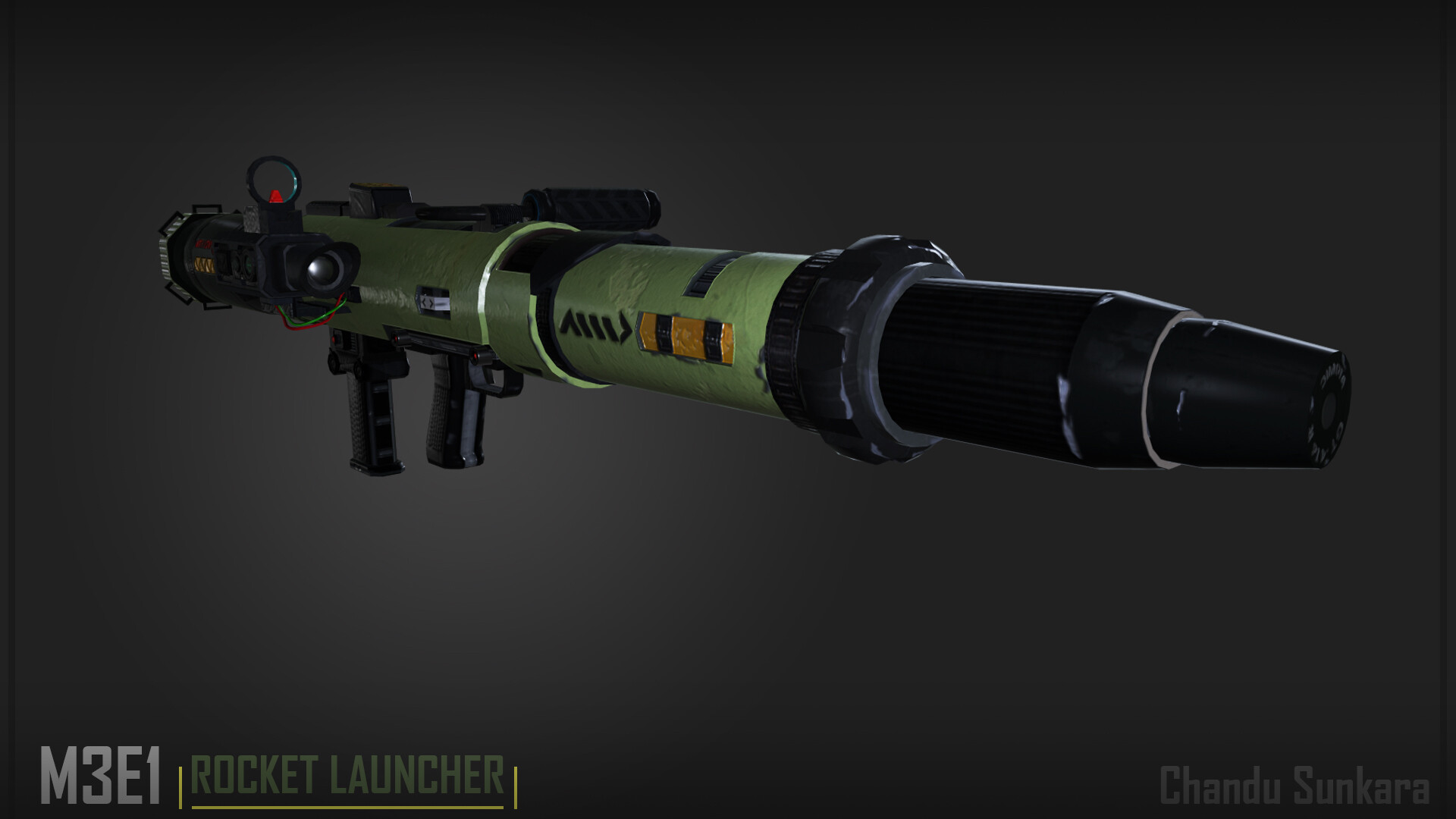 ArtStation - M3E1 Rocket Launcher