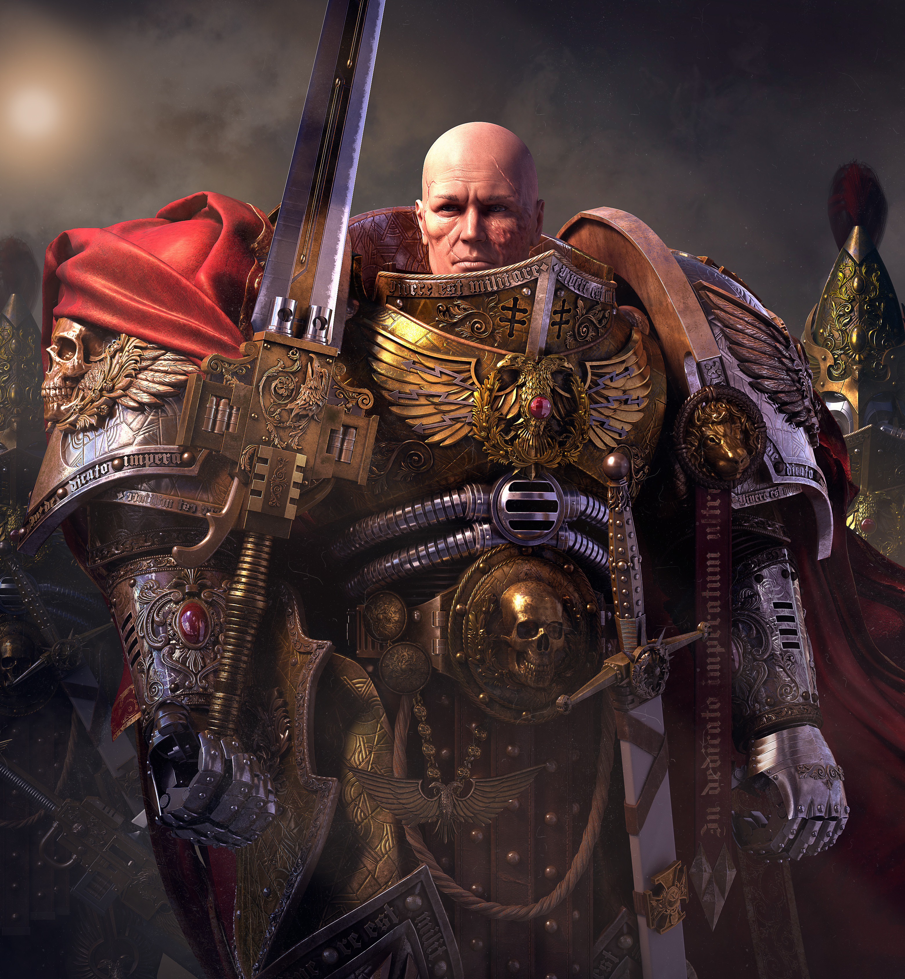 Artstation Adeptus Custodes Warhammer40k Fanart Dmitriy Mironov Everything you need to get an adeptus custodes army primed for games of warhammer 40,000 is in here artstation adeptus custodes