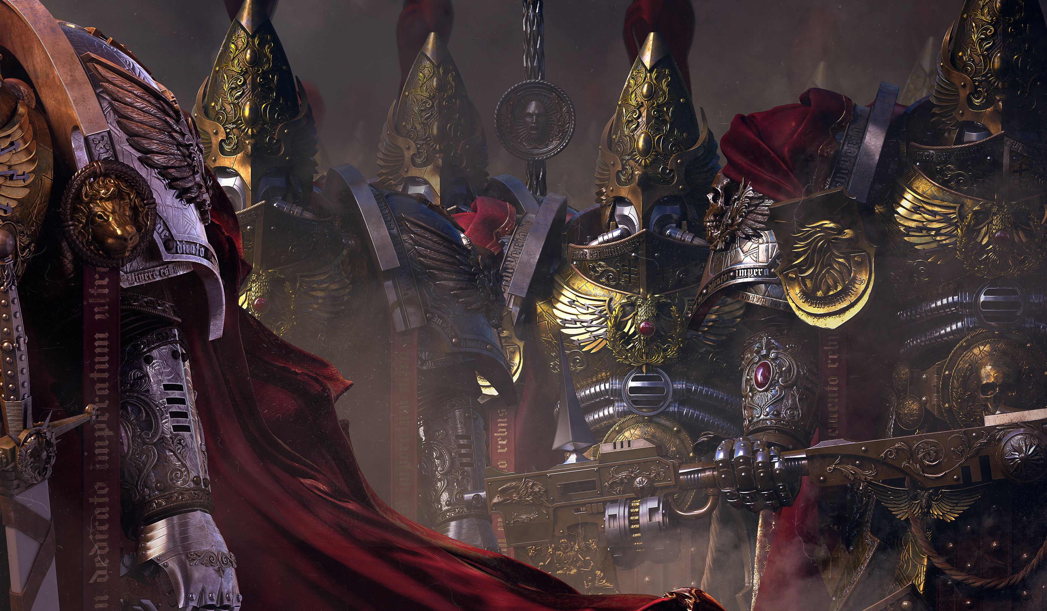 Artstation Adeptus Custodes Warhammer40k Fanart Dmitriy Mironov On the following pages you will find the datasheets that you will need to fight battles of warhammer 40,000 using forge world's range of adeptus custodes models, alongside common abilities and points values for these rules are designed to supplement those found in codex: artstation adeptus custodes