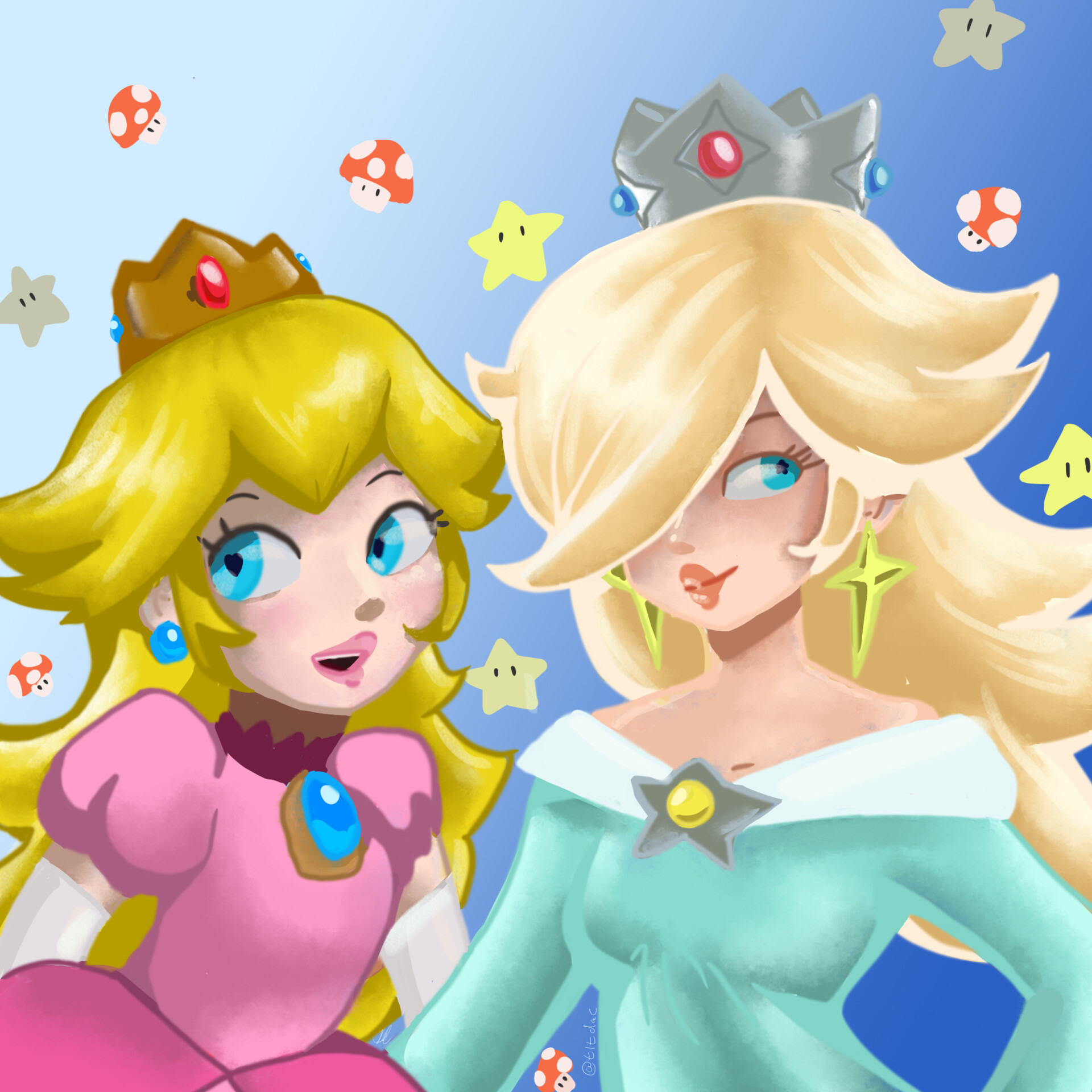 Rosalina And Peach