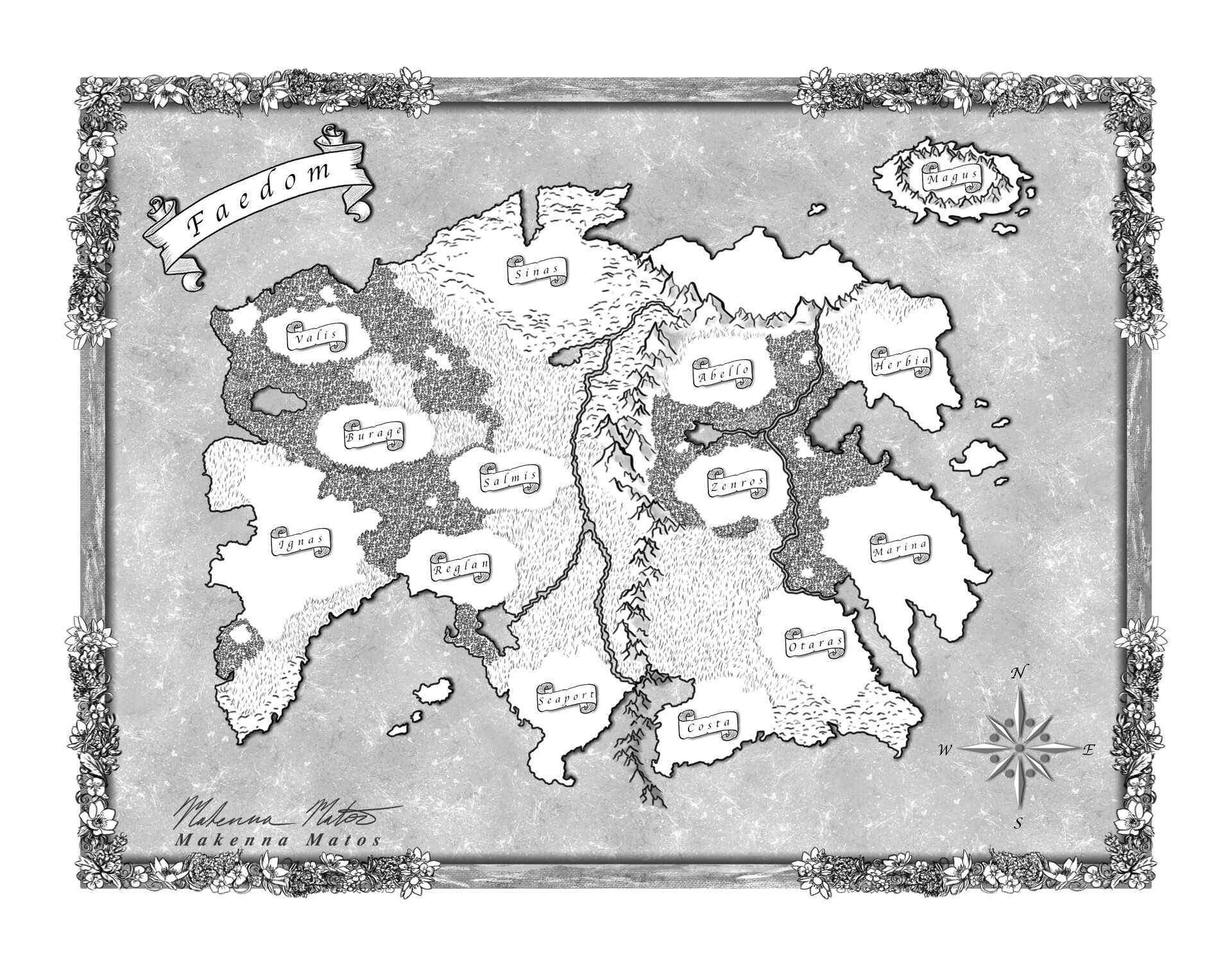 ArtStation - Faedom Map