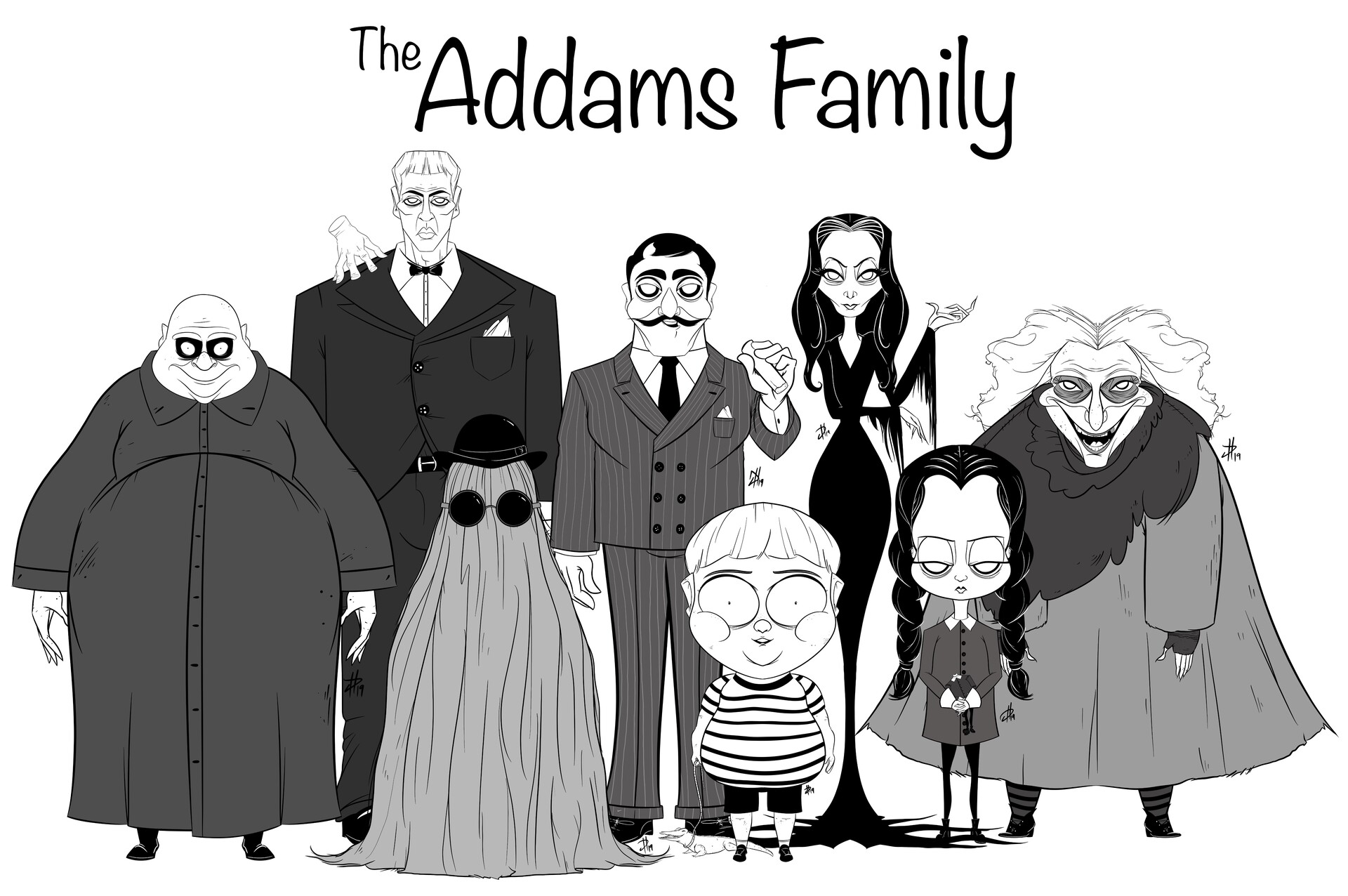 ArtStation - Addams Family