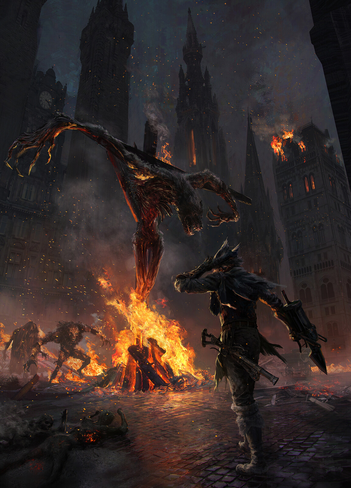 The Burning of Old Yharnam